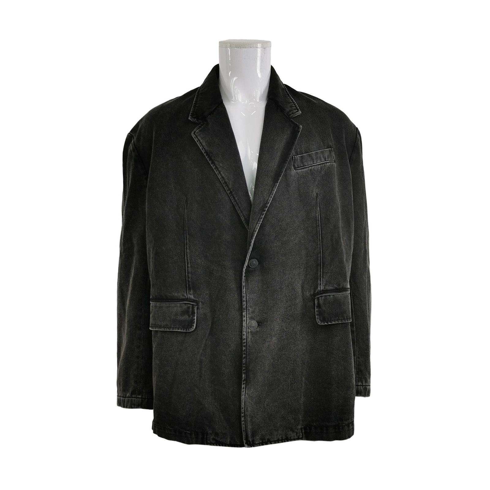 Diesel Diesel Black Denim Blazer Jacket XL Size US XL / EU 56 / 4 - 1 Thumbnail