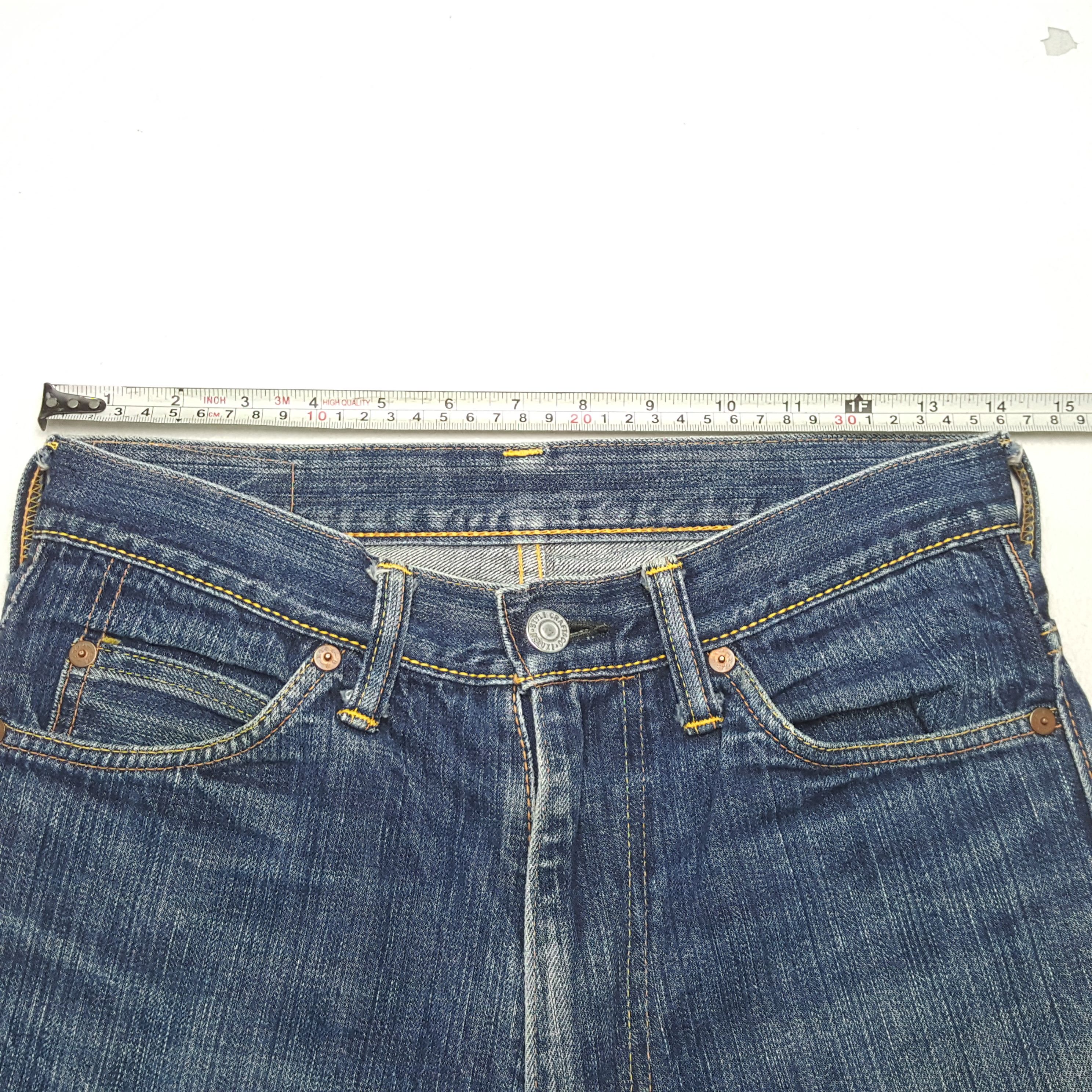 Evisu × Japanese Brand × Vintage EVISU Japanese Brand Streetwear Custom Daicock Jeans Size US 27 - 7 Thumbnail