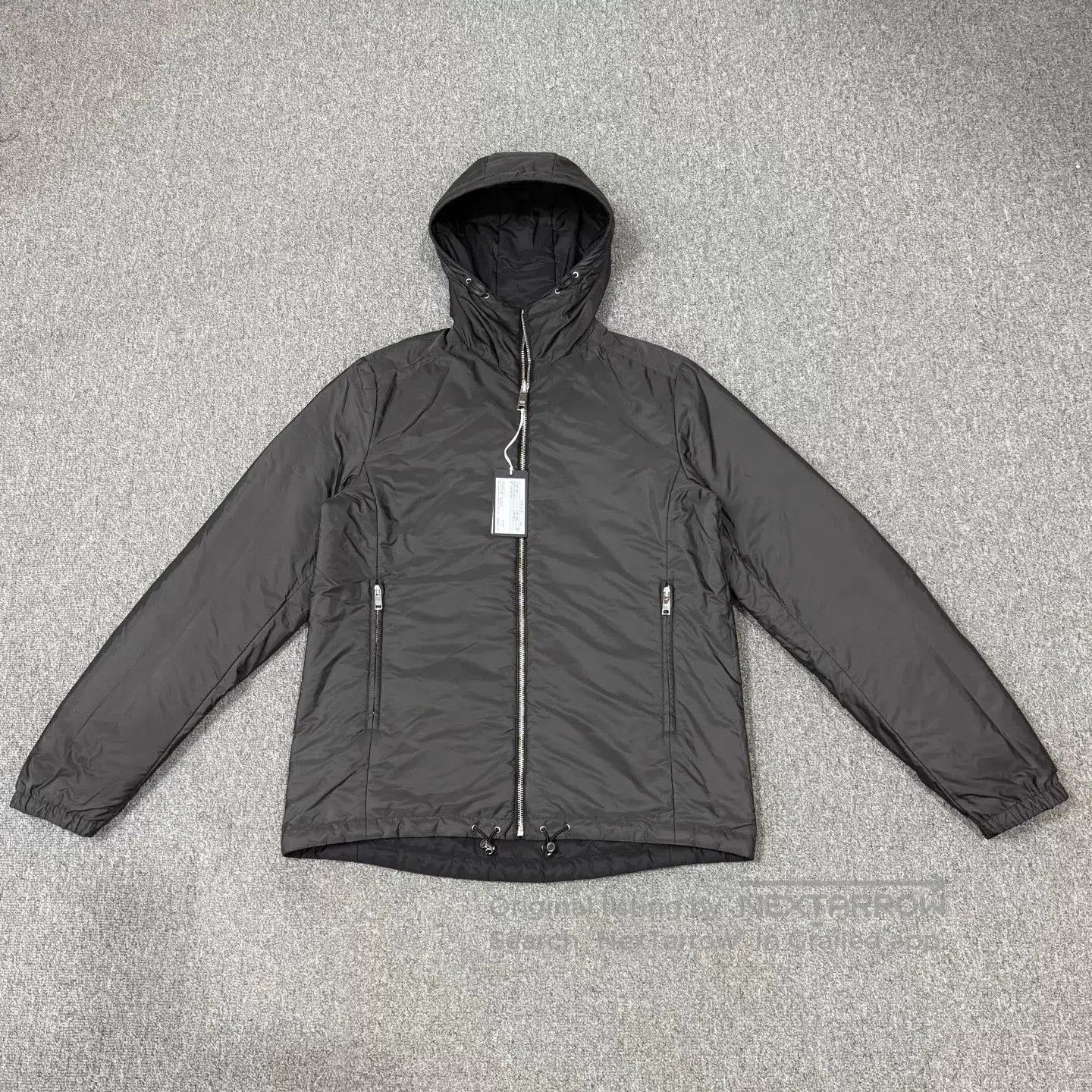 Prada Black Hooded Light Jacket with Zip Closure. Size US M / EU 48-50 / 2 - 2 Thumbnail