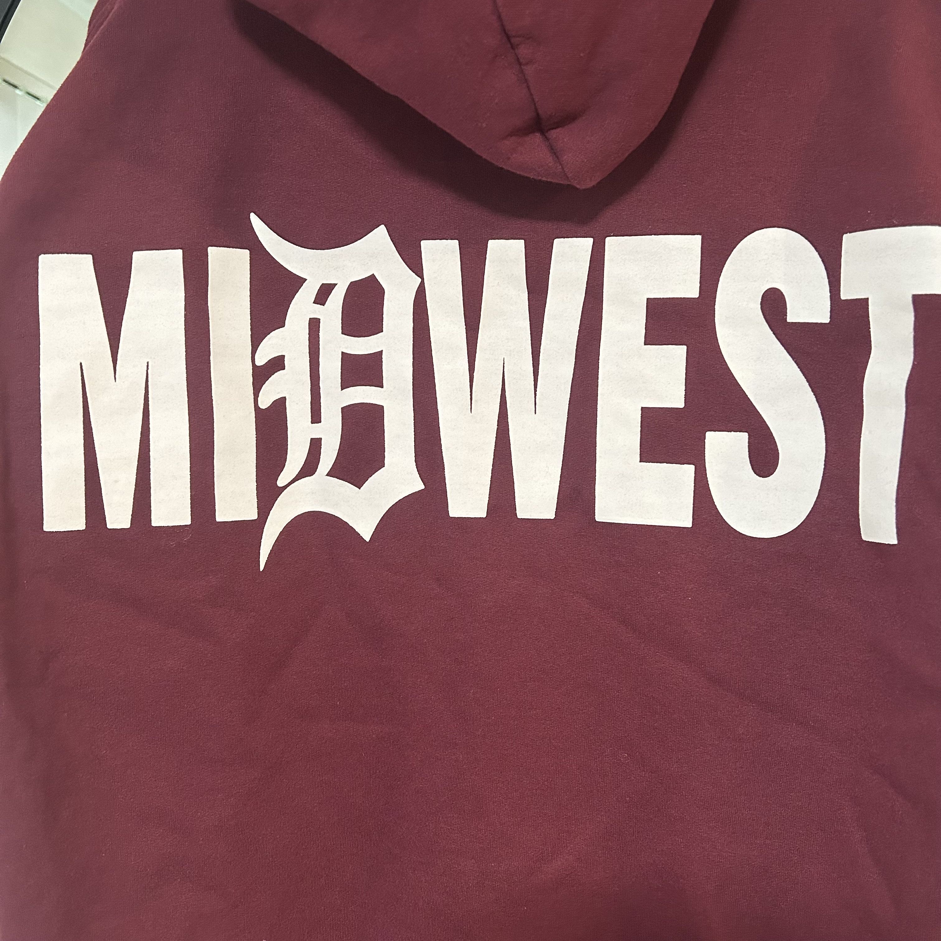 S4LEM SALEM S4LEM MIDWEST maroon Hoodie WITH STICKER size Large Size US L / EU 52-54 / 3 - 4 Thumbnail