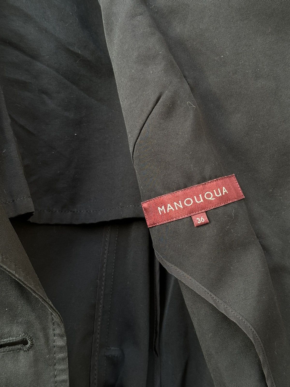 If Six Was Nine Made in Japan Manouqua black belt trench coat Size XS / US 0-2 / IT 36-38 - 10 Thumbnail