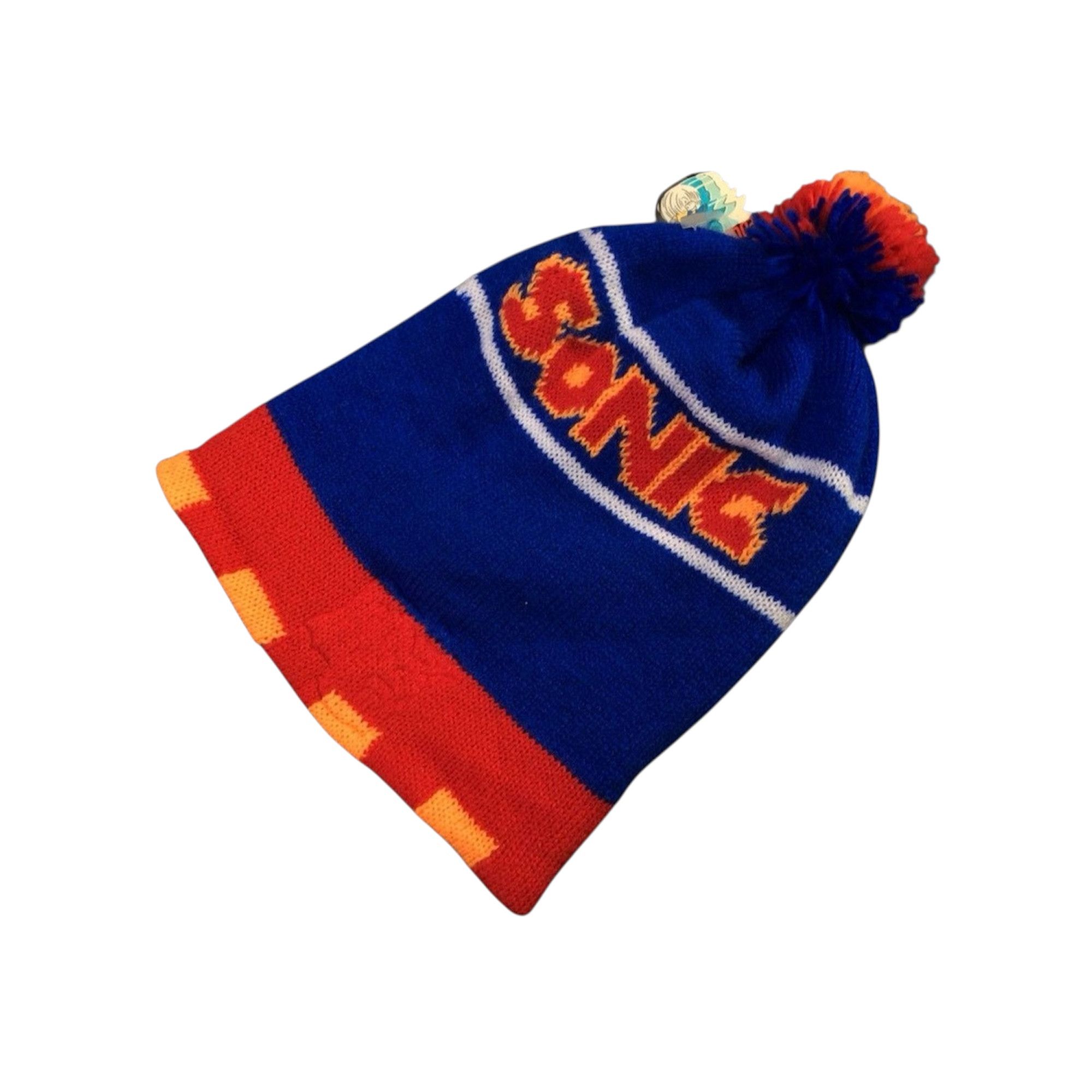 Logo 7 Vintage 90s Sonic The Hedgehog Sega Beanie Size ONE SIZE - 2 Thumbnail