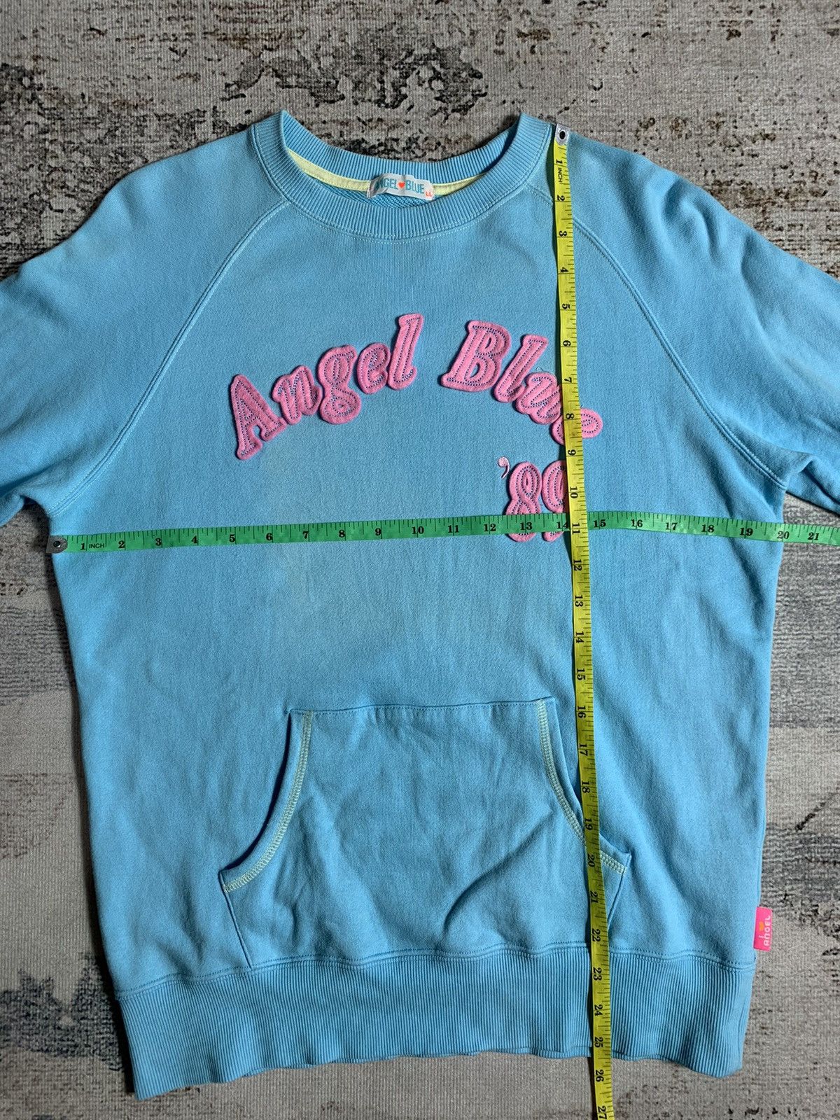 Angel Blue × Beauty Beast × Hysteric Glamour 💥BINDING OFFER💥2000s Angel Blue Sweatshirt Size US L / EU 52-54 / 3 - 8 Thumbnail