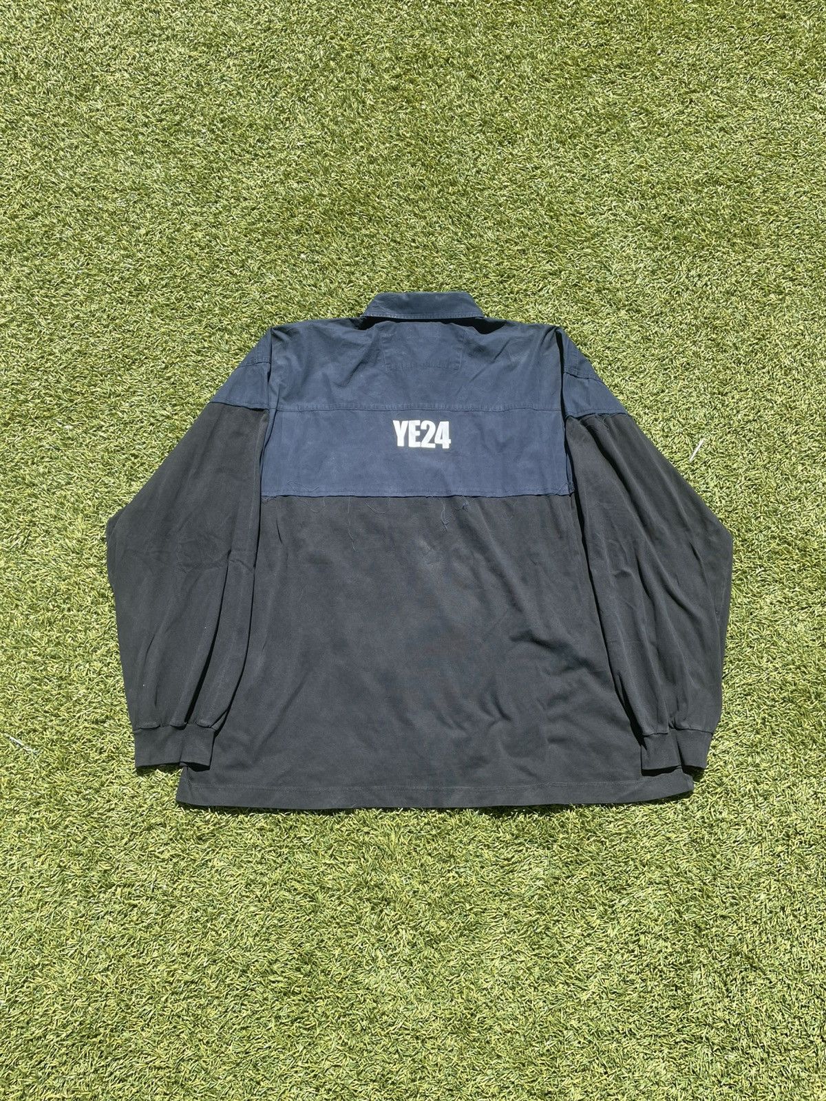 Balenciaga SS21 Balenciaga “YE24” Reconstructed Button Up Long Sleeve Size US XL / EU 56 / 4 - 5 Thumbnail