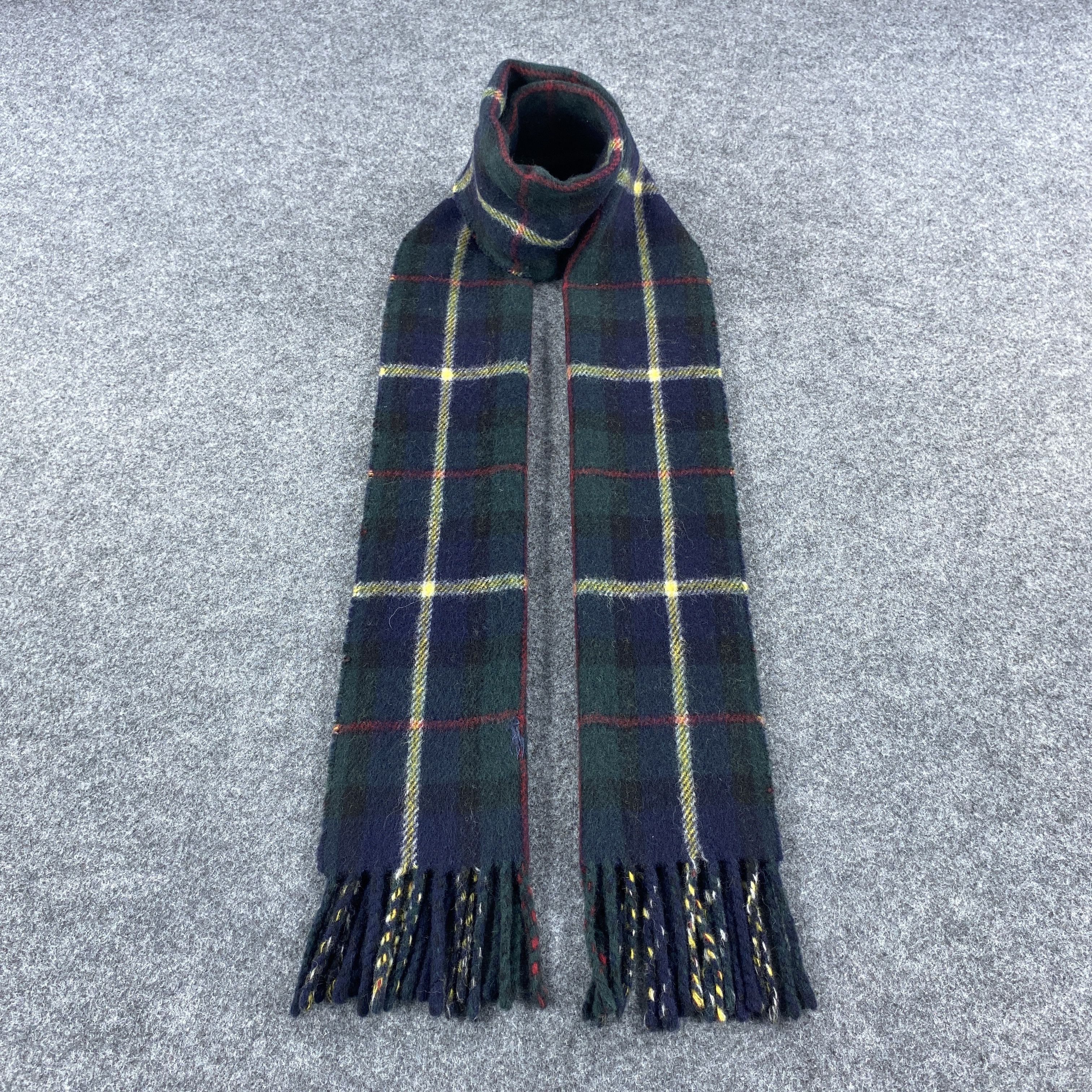 Polo Ralph Lauren × Vintage Polo Ralph Lauren Scarf # Muffler # Neckwear # D641 Size ONE SIZE - 1 Thumbnail