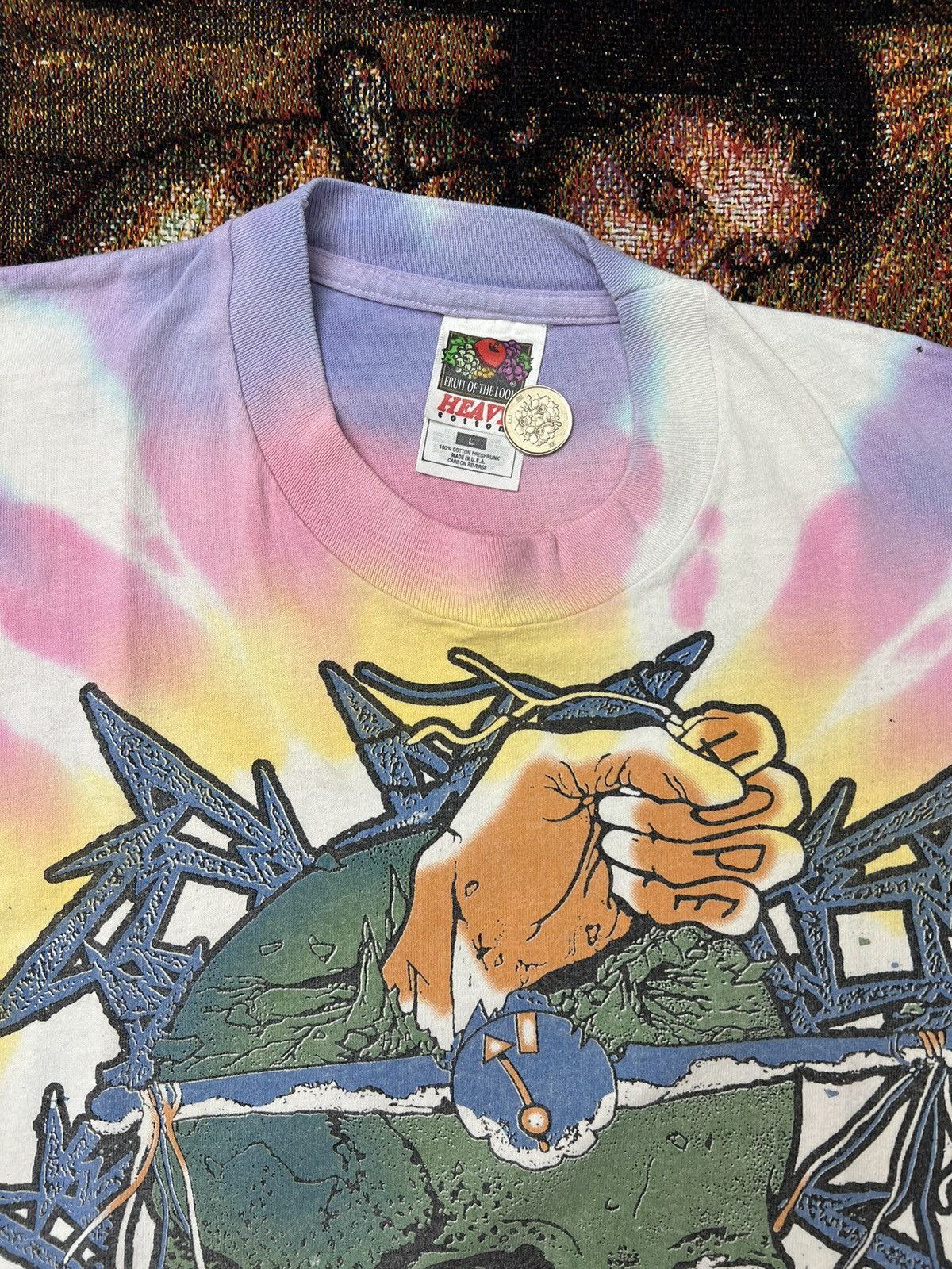 Band Tees Vintage '97 Metallica Philly Tie Dye Tee Size US L / EU 52-54 / 3 - 5 Thumbnail