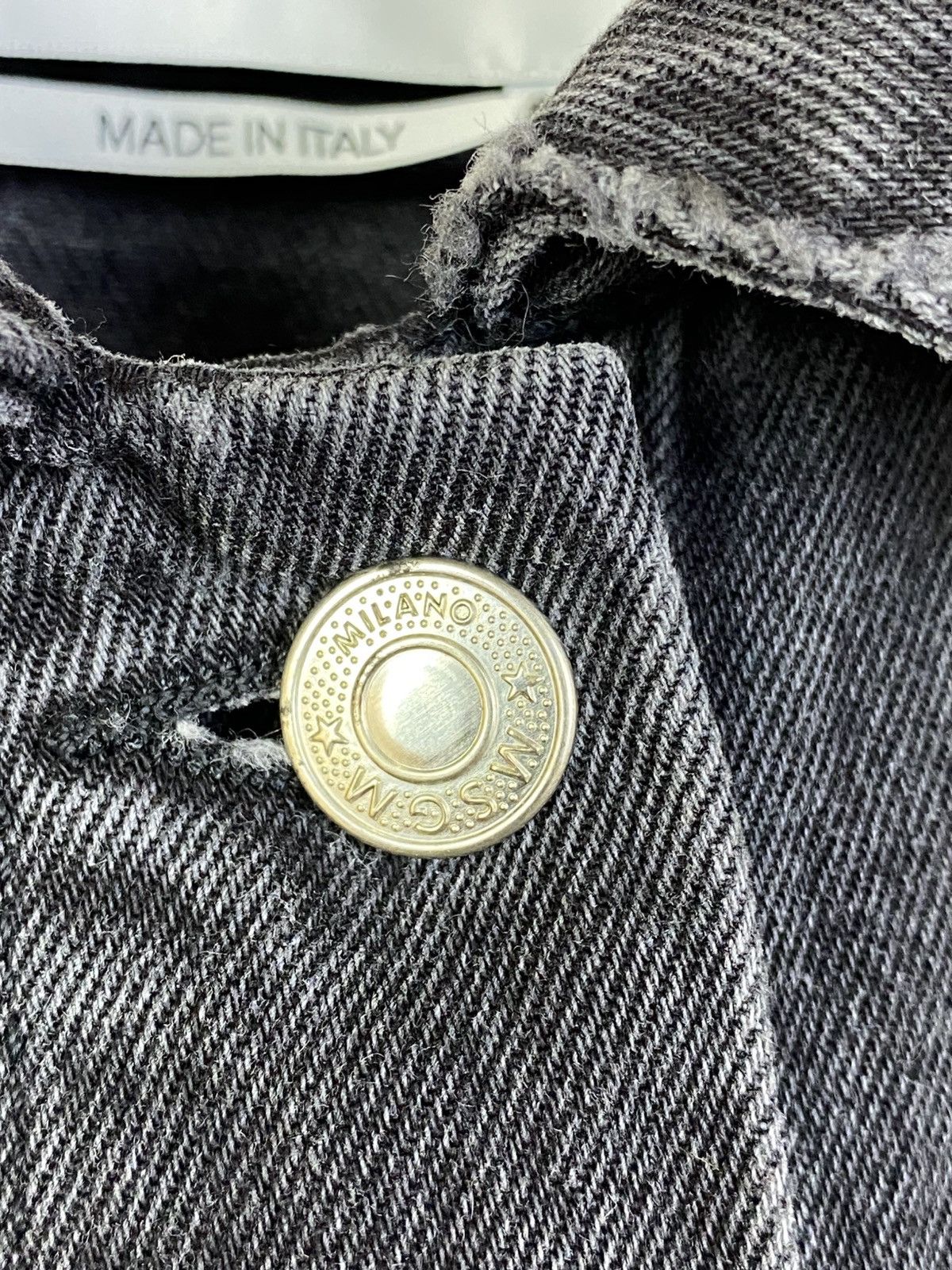 MSGM MSGM italy - Crushed/Destroyed Denim jacket Size M / US 6-8 / IT 42-44 - 7 Thumbnail