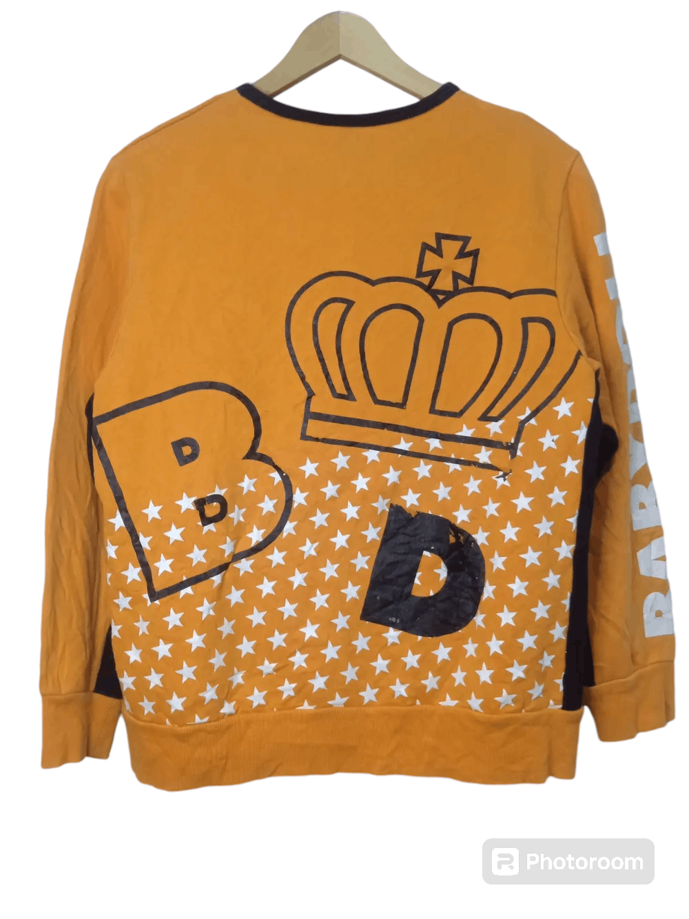 Japanese Brand 🇯🇵 Baby Doll Japanese Gothic Poem Orange Black Sweatshirt Size L / US 10 / IT 46 - 5 Thumbnail