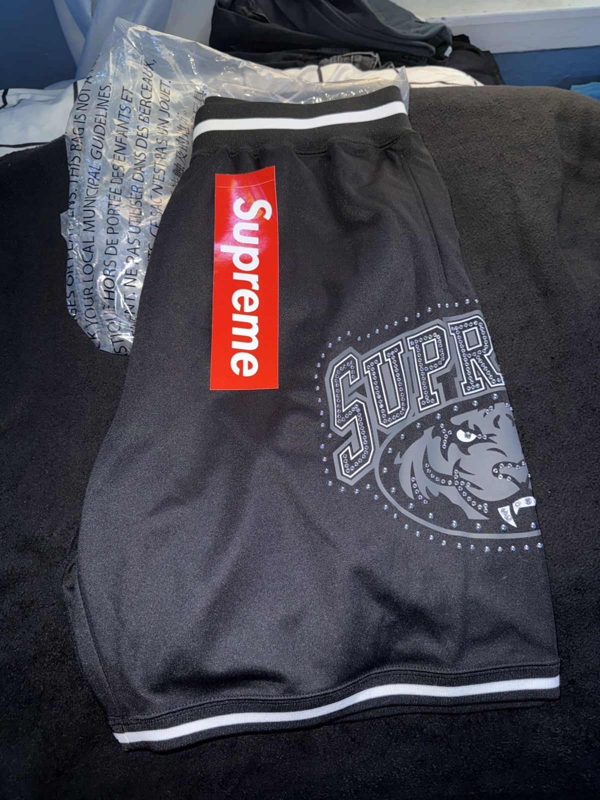 Supreme GOODENOUGH Crushed Rayon Pile Cargo Short (SS25) - $198