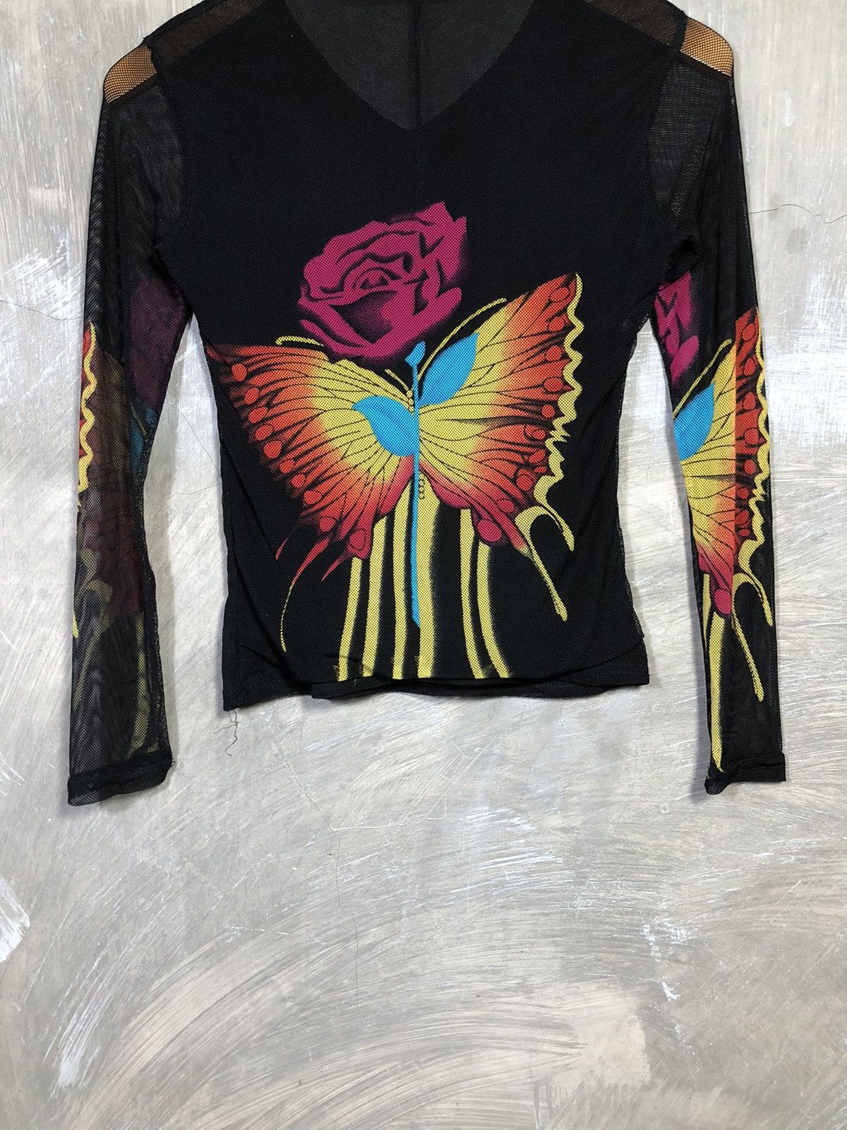 Japanese Brand Y2K Unknown Japanese Butterfly Mesh Size S / US 4 / IT 40 - 7 Thumbnail