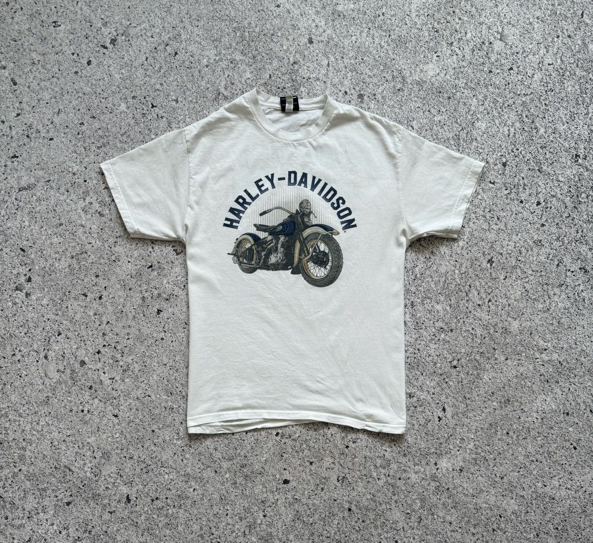 Band Tees × Harley Davidson × Vintage Vintage Harley Davidson Riding High Bike 90s Retro T-Shirt Size US L / EU 52-54 / 3 - 3 Thumbnail