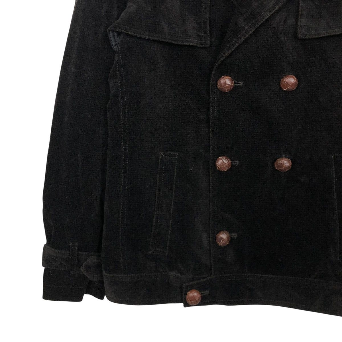 Boycott 🔥RICH BLACK VINTAGE BIKER JACKET BOYCOTT ISSEY MIYAKE Size US M / EU 48-50 / 2 - 6 Thumbnail