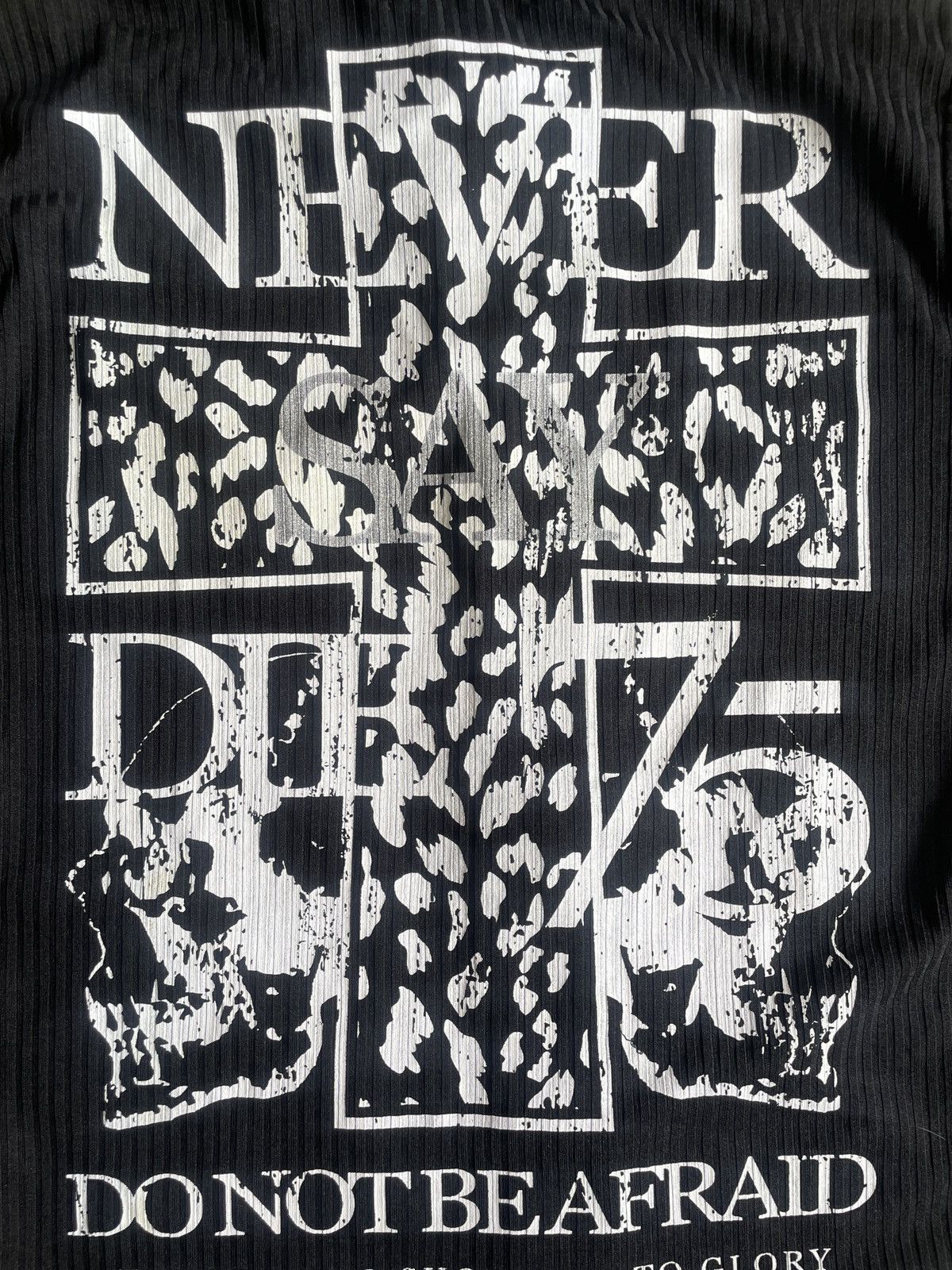 If Six Was Nine 2000s Japanese archive Vkei Cross Poem Short Sleeve Hoodie Size US S / EU 44-46 / 1 - 5 Thumbnail