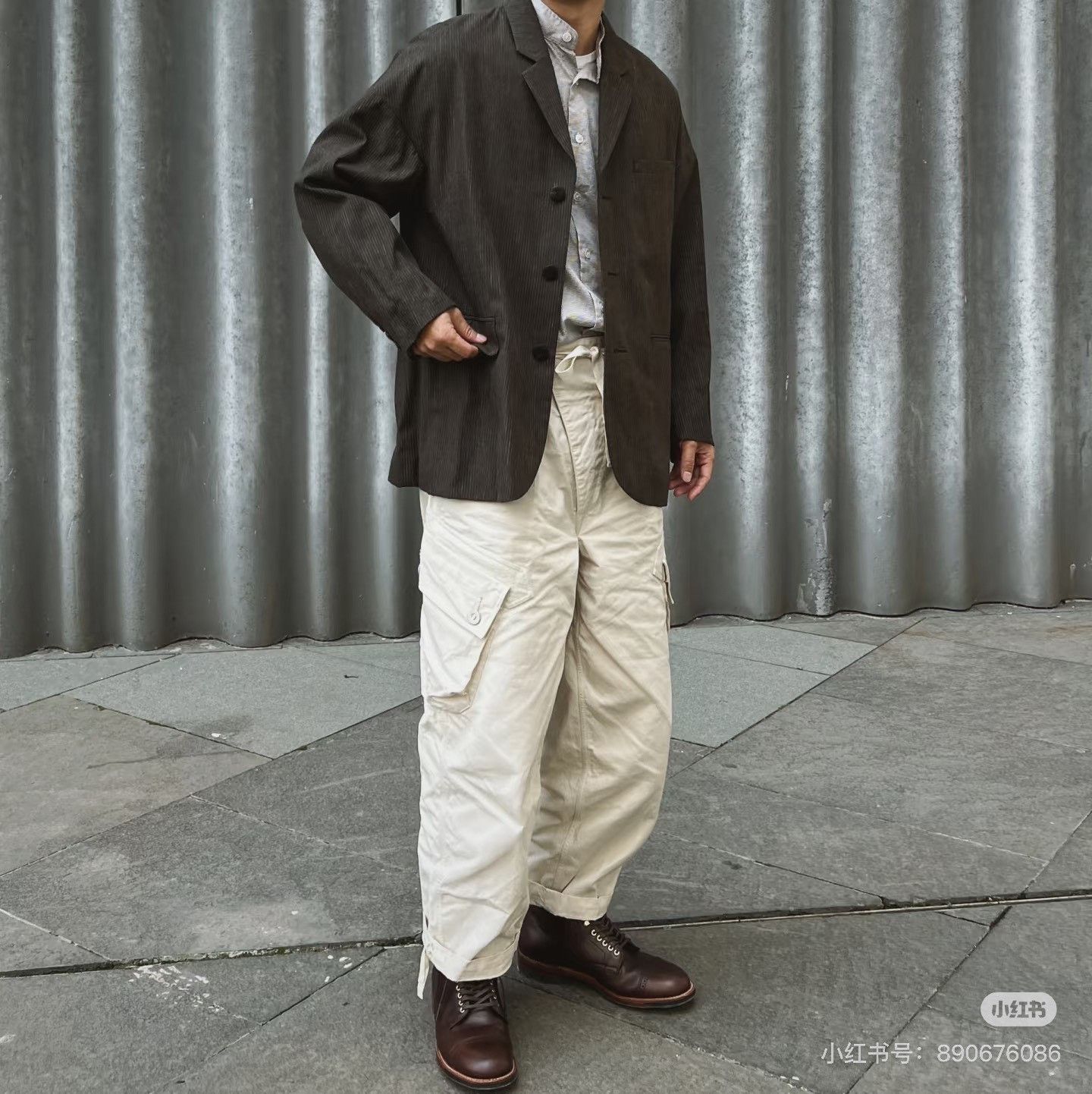 Visvim VISVIM ICT HAMMONS JKT 24AW Wool Yarn Blend Woven Striped S Size 48R - 6 Thumbnail