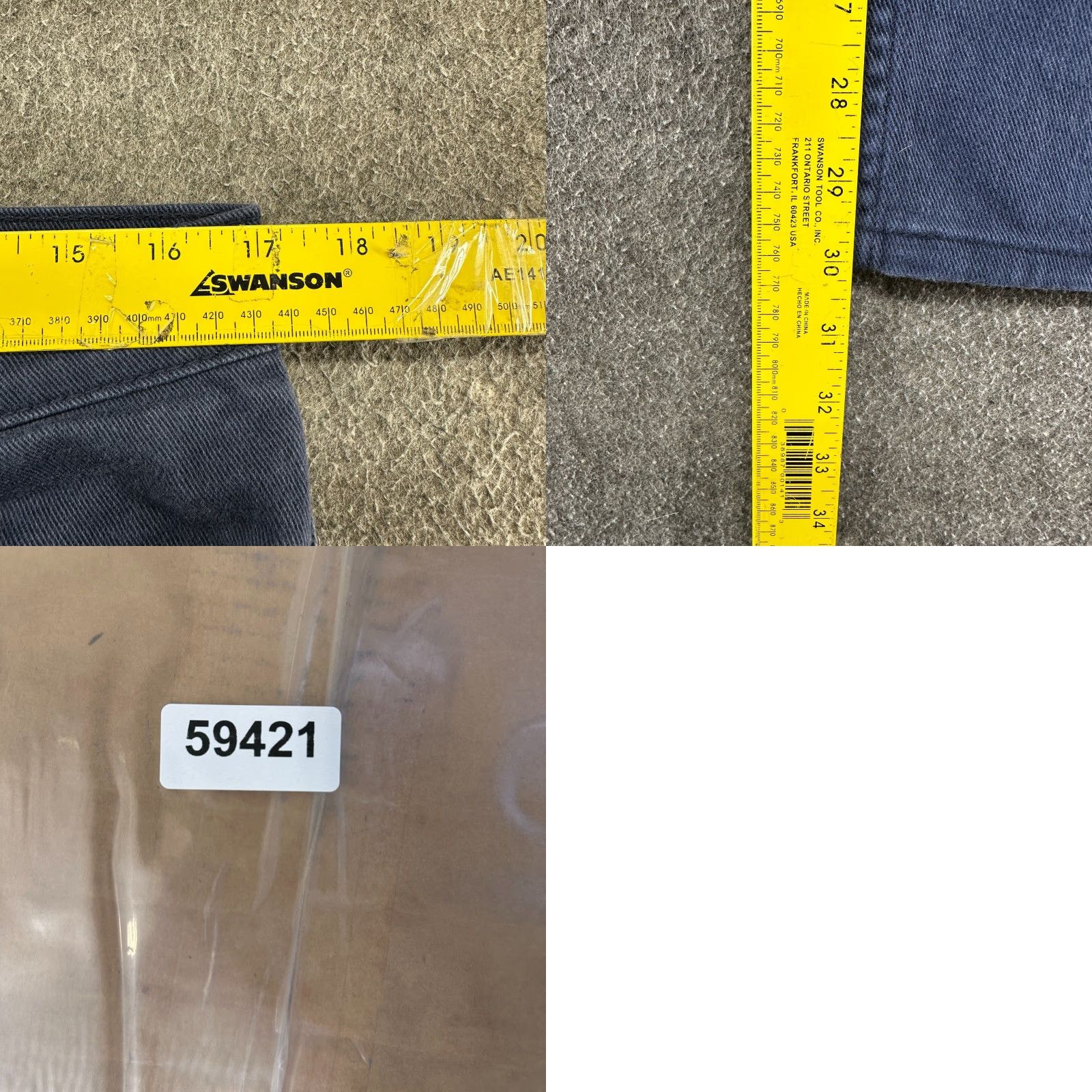 Levi's Levis 511 Jeans Mens 32x32 Blue Slim Fit Skinny Dark Wash Cotton Stretch Denim Jeans Regular 5-Pocket Logo Zipper Size US 32 / EU 48 - 8 Thumbnail