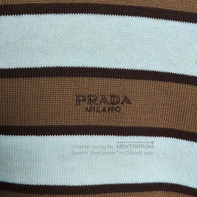 Prada Prada Cotton sweater with short sleeves Size US XXS / EU 40 - 4 Thumbnail