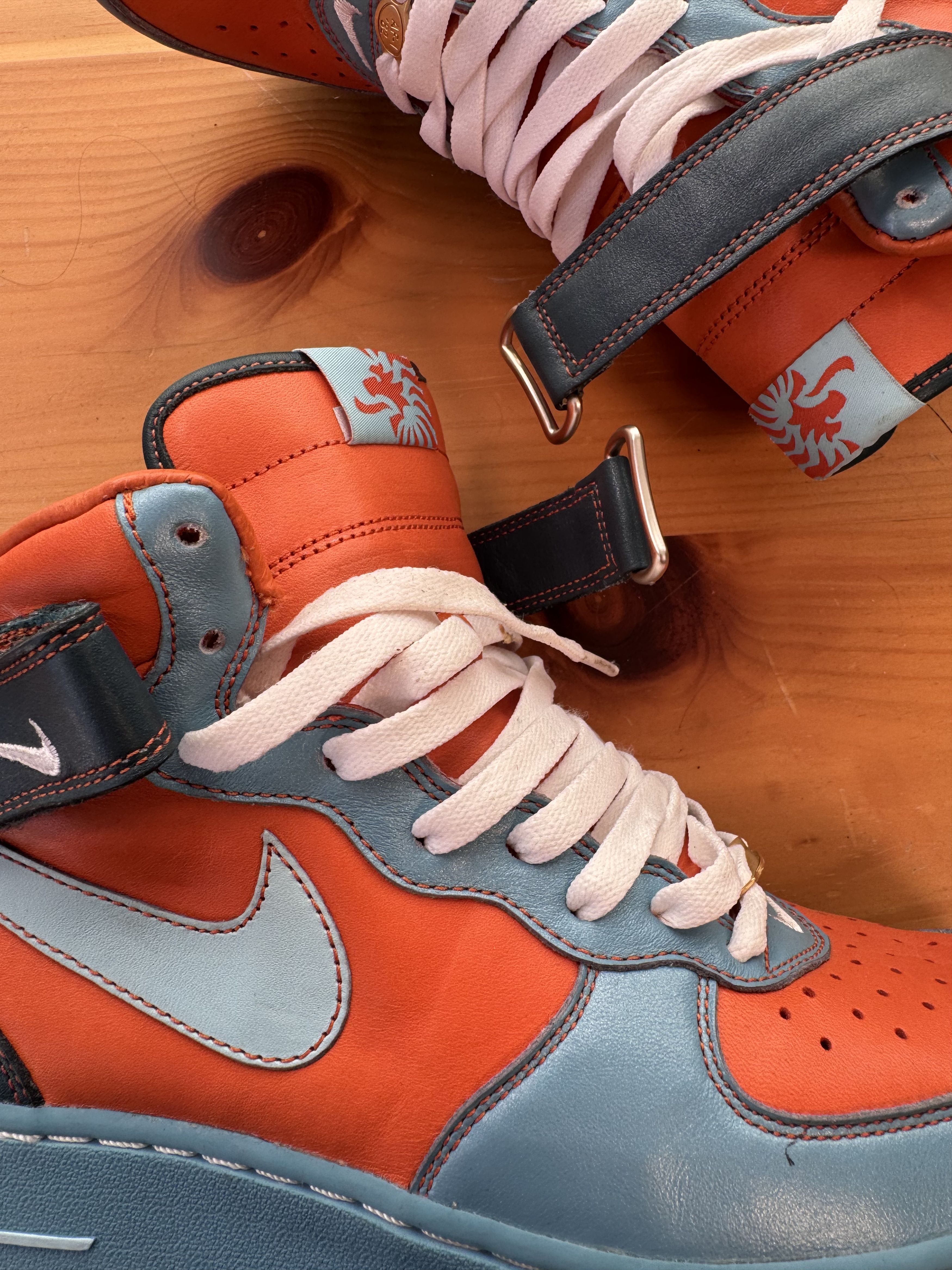 Nike Nike ID sample 1/1? RARE Air force 1 mid Size US 9 / EU 42 - 3 Thumbnail