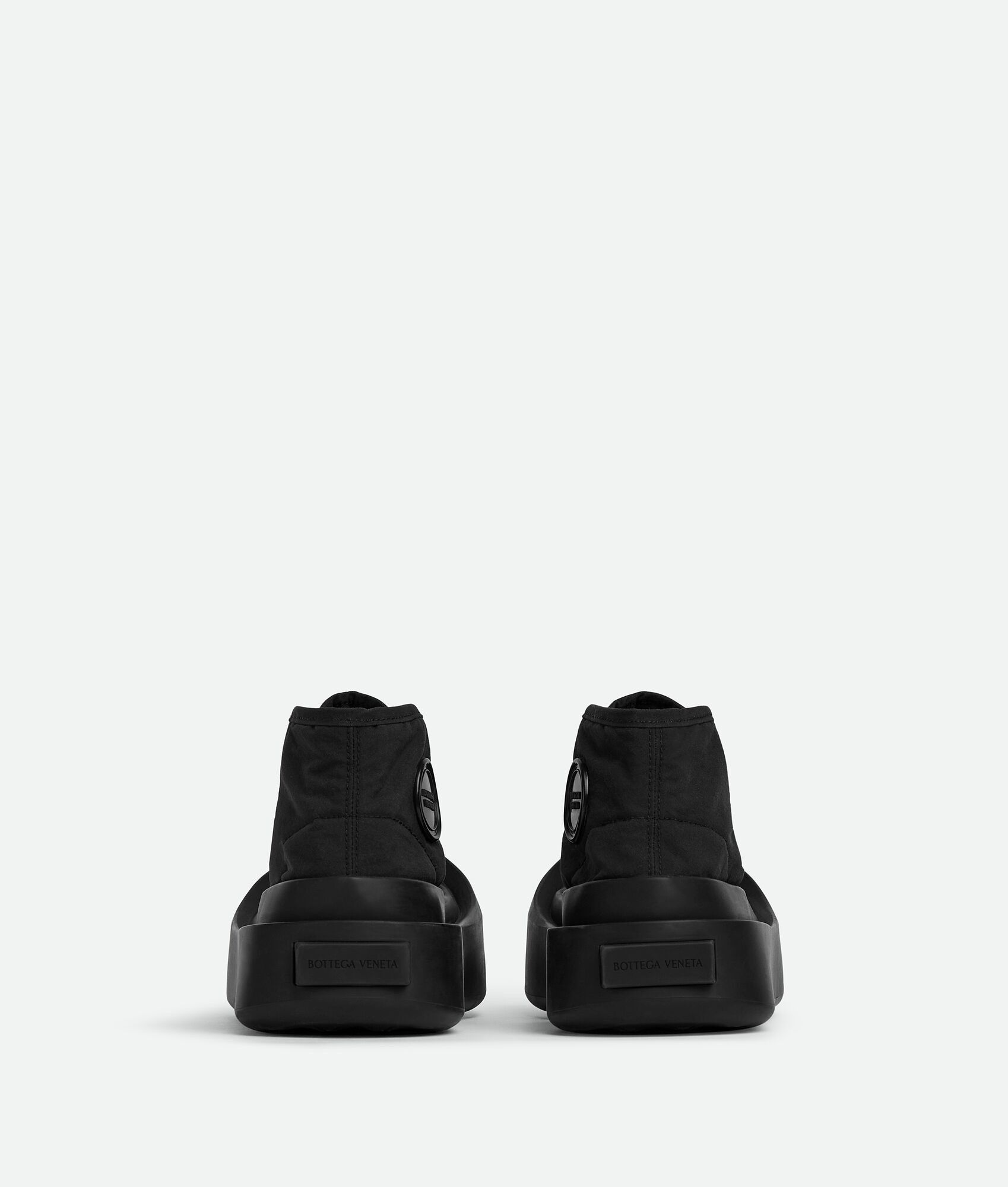 Bottega Veneta o1bcso1str0425 Jumbo Sneakers in Black Size US 10 / IT 40 - 3 Thumbnail