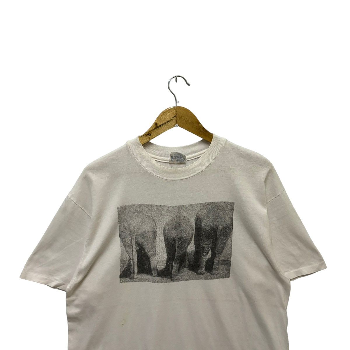 Vintage Animal Potrait Art Vintage Design Big Logo Graphic Size US L / EU 52-54 / 3 - 2 Thumbnail