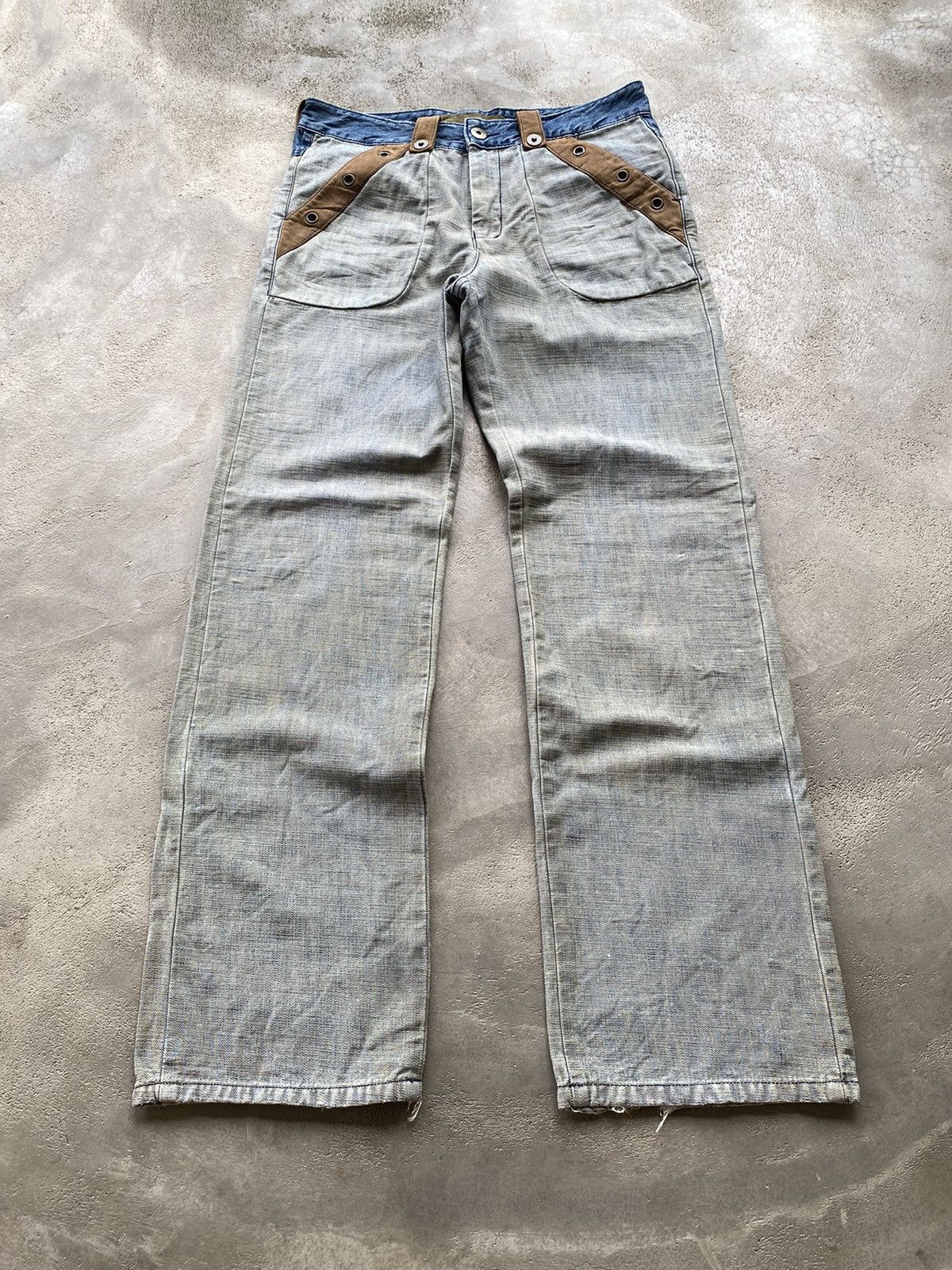 If Six Was Nine × Japanese Brand Hybrid Denim Jeans Size US 32 / EU 48 - 1 Thumbnail
