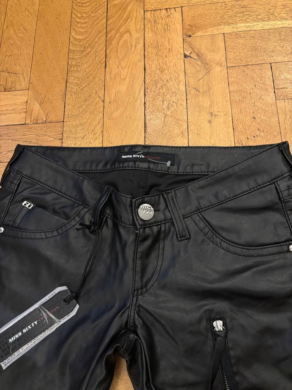 Miss Sixty Miss sixty leather women pants NEW Y2K style Size 30" / US 8 / IT 44 - 6 Thumbnail