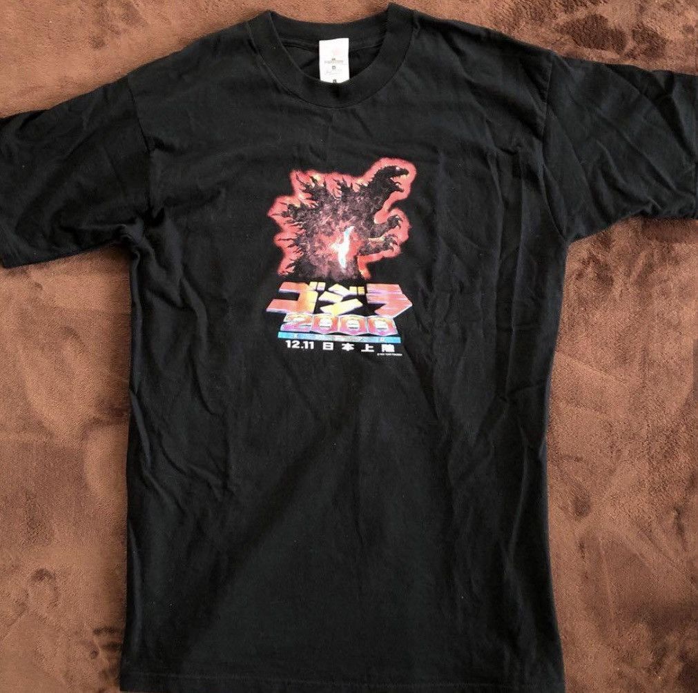 image of Vintage Godzilla 2000 Promo in Black, Men's (Size Large)