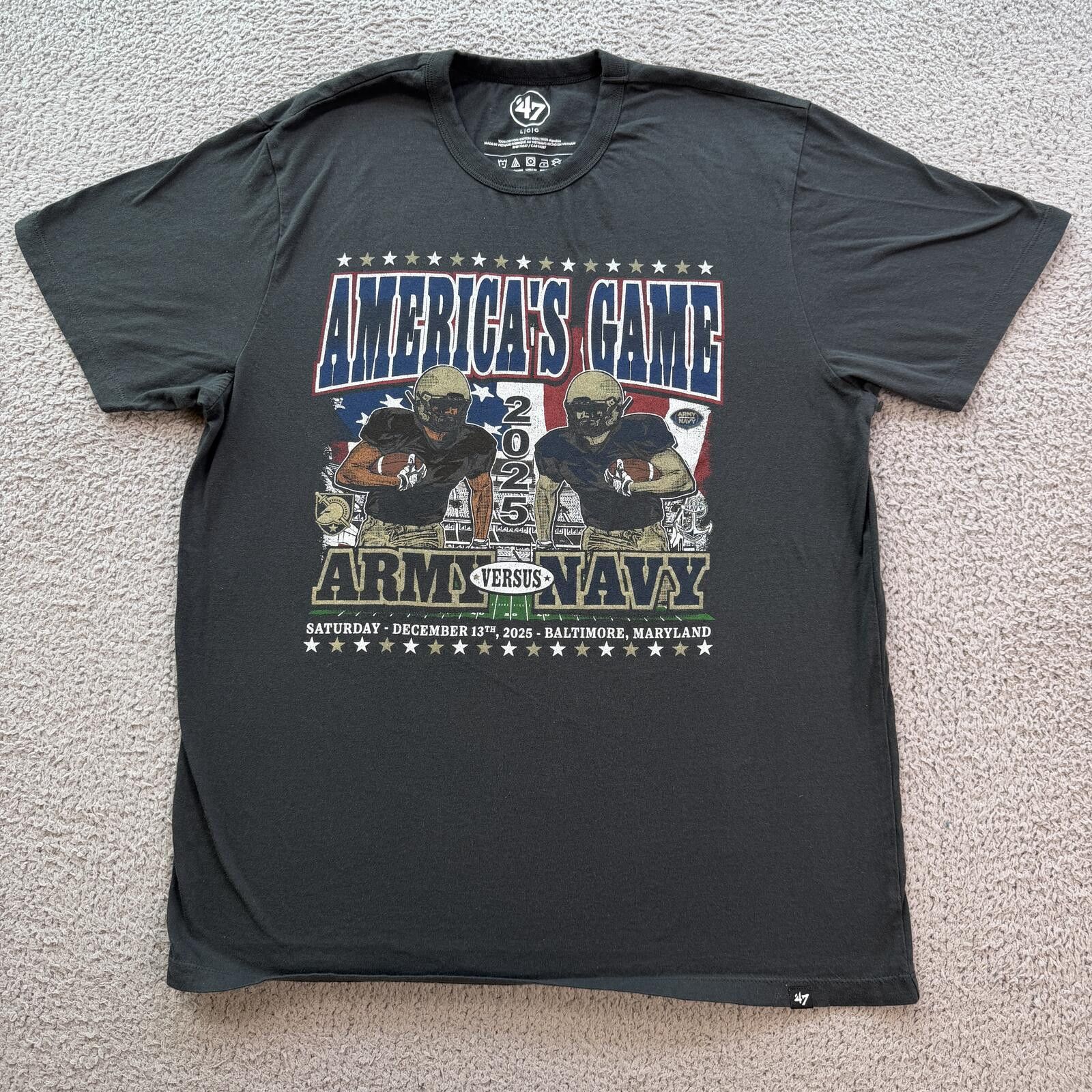 47 Brand 47 Brand Americas Game 2025 Army vs Navy T-Shirt Football L Size US L / EU 52-54 / 3 - 1 Thumbnail