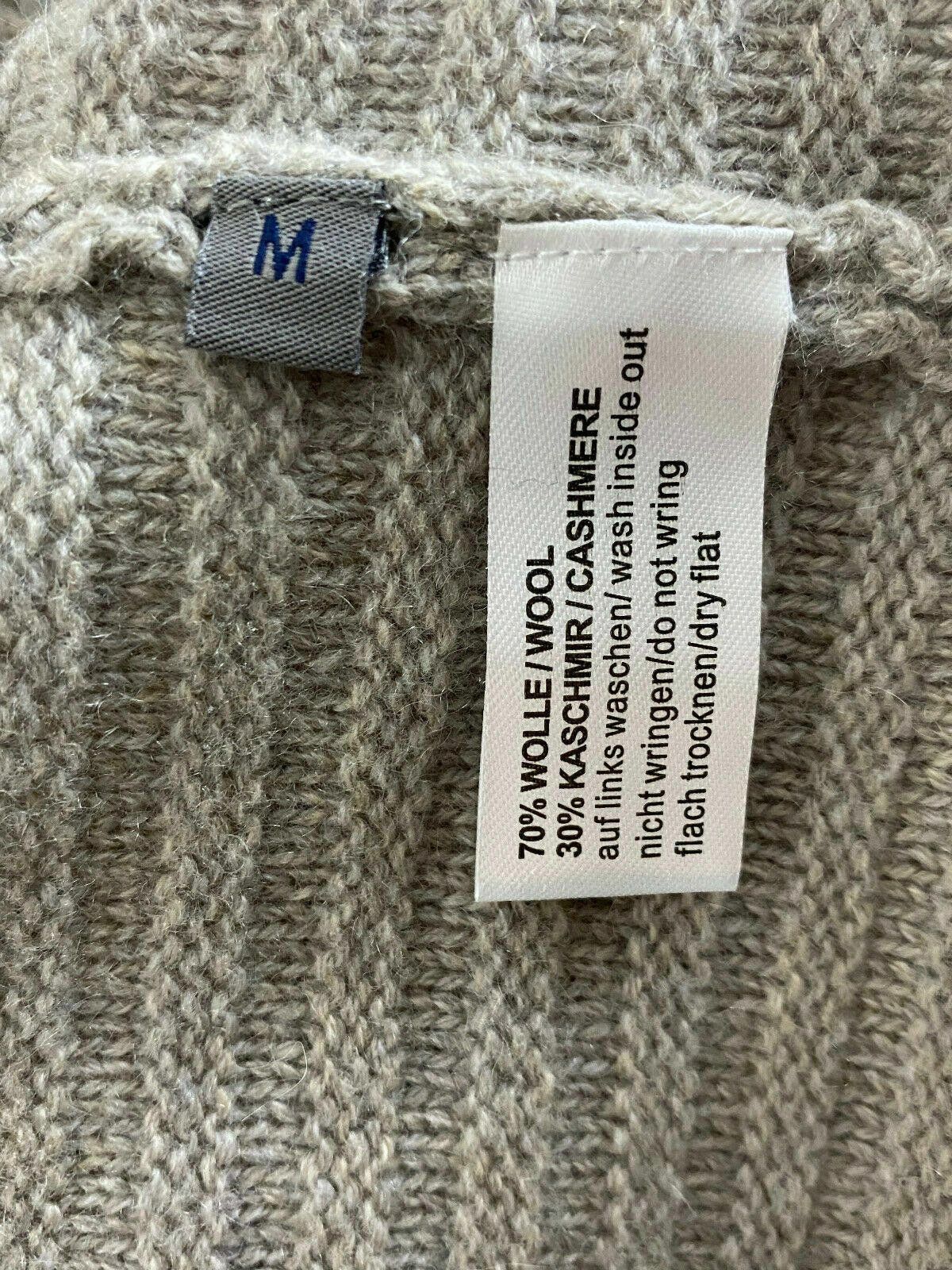Designer Ladies FFC Grey Wool Front Jumper Cardigan Size M Size M / US 6-8 / IT 42-44 - 9 Thumbnail