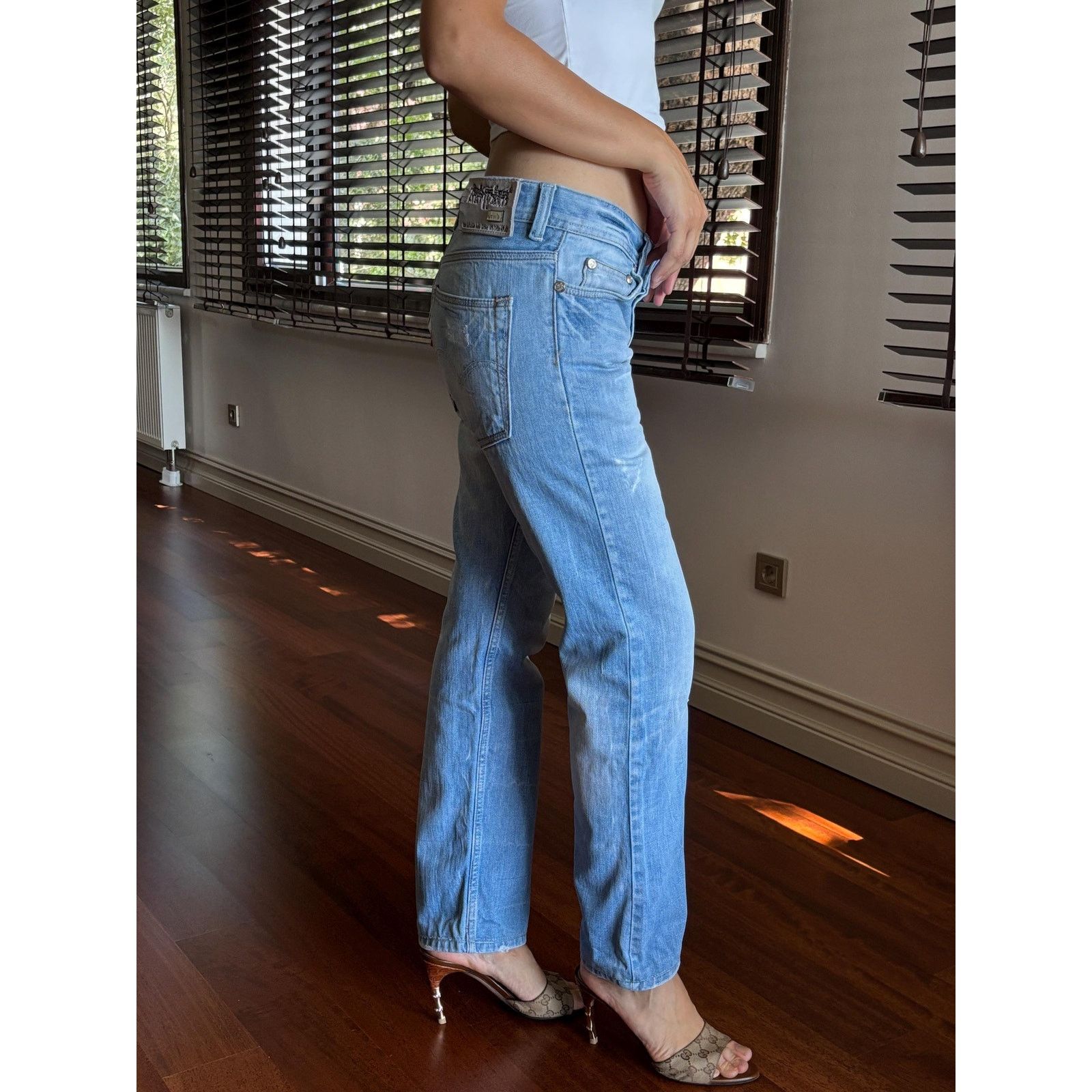 Levi's × Levi's Vintage Clothing × Vintage Levi's Red Tab Y2K ItalyMade Jeans W30 Button Fly Light Wash Size US 30 / EU 46 - 2 Thumbnail