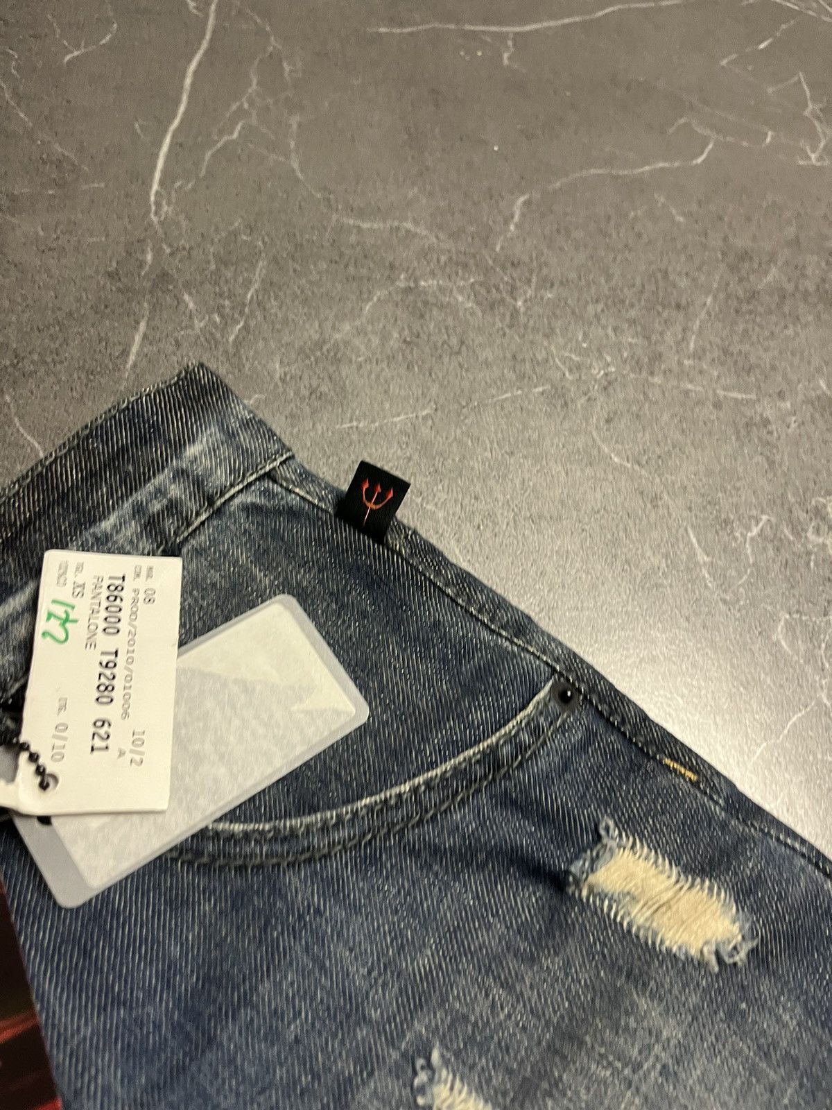 Roberto Cavalli Roberto Cavalli evils jeans new with tags rick owens style Size US 26 / EU 42 - 6 Thumbnail
