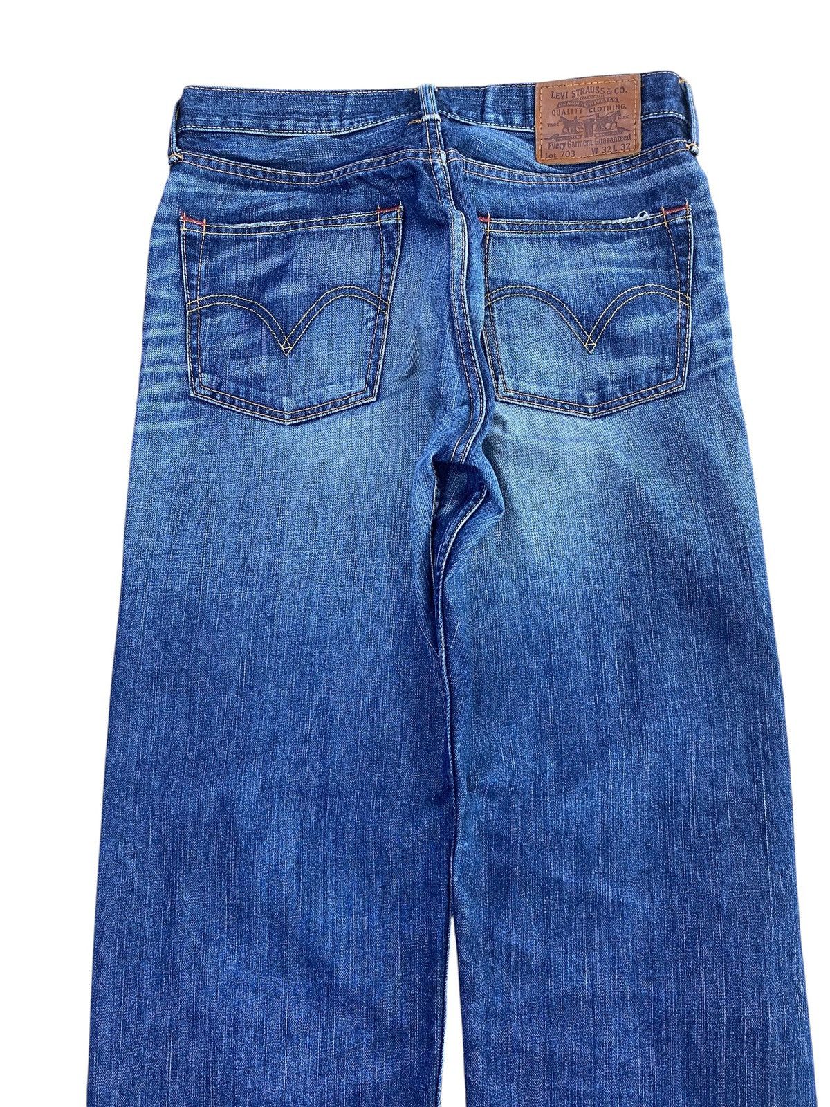 Levi's Levi’s 703 Whiskers Ripped Style Loose Jeans Size US 32 / EU 48 - 4 Thumbnail