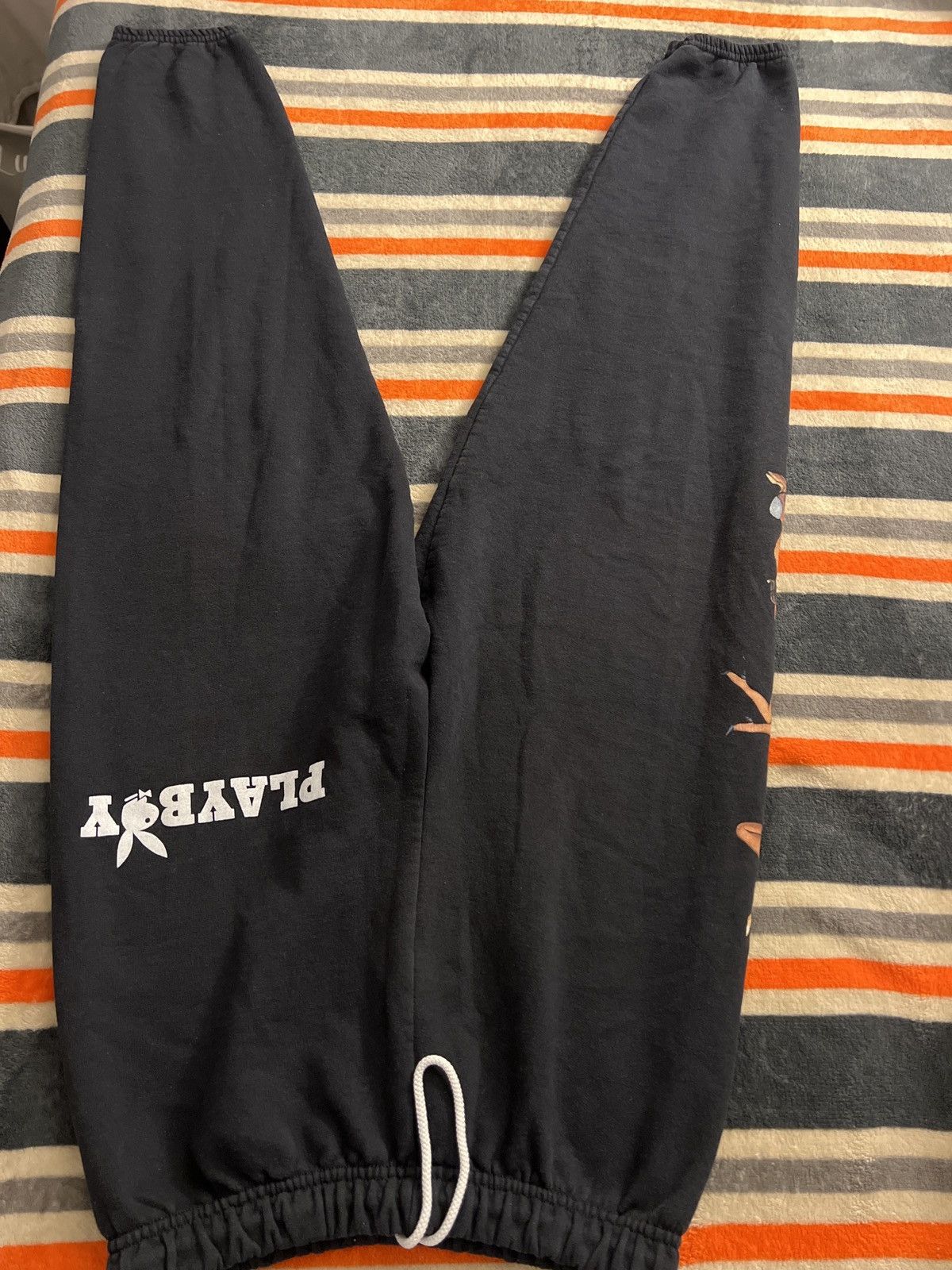 Playboy Black “Playboy” Sweatpants Size US 30 / EU 46 - 3 Thumbnail