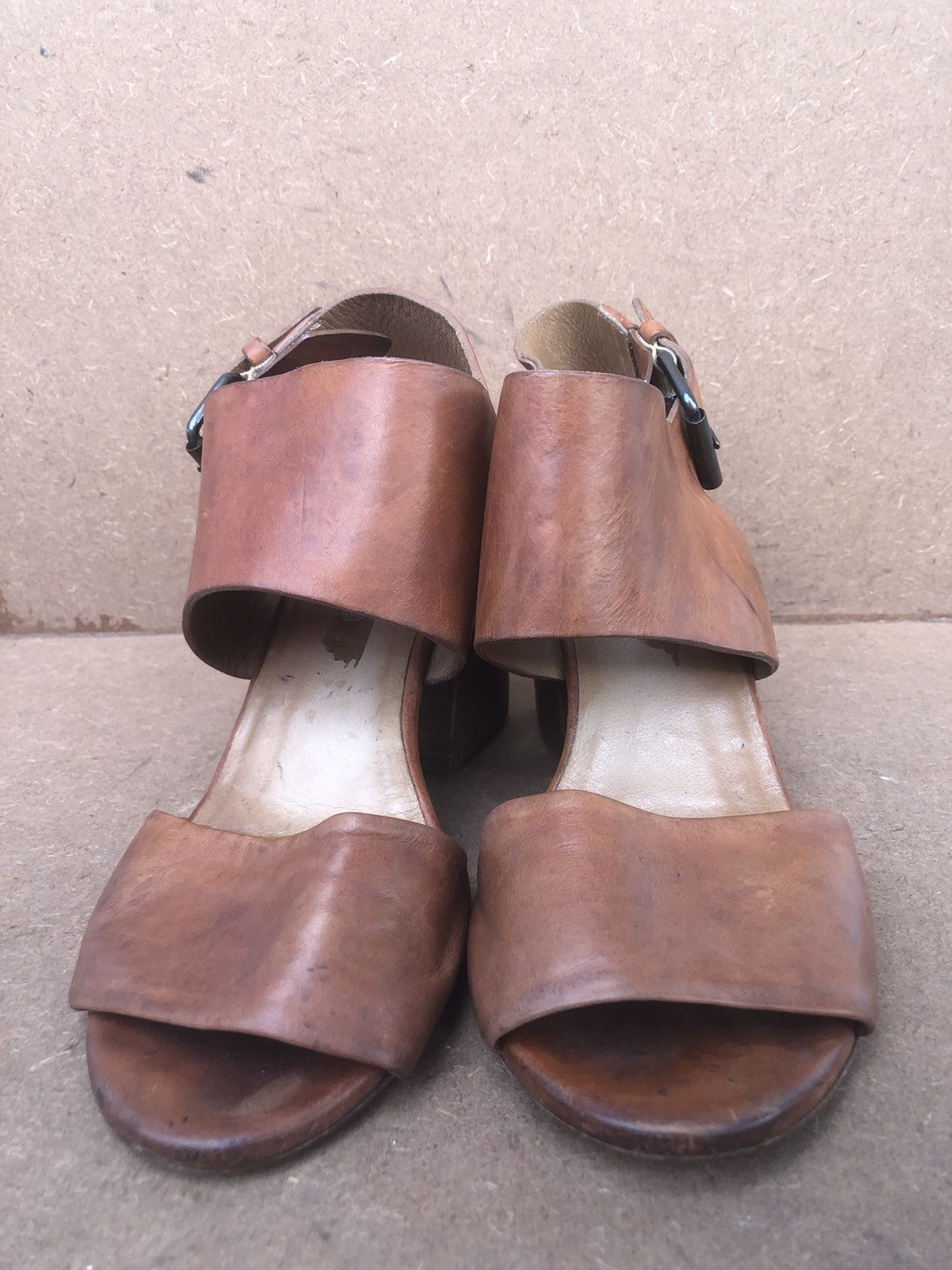 Marsell Marsell Brown Cslfskin Leather Women’s Heels Size 38.5 Size US 8.5 / IT 38.5 - 4 Thumbnail