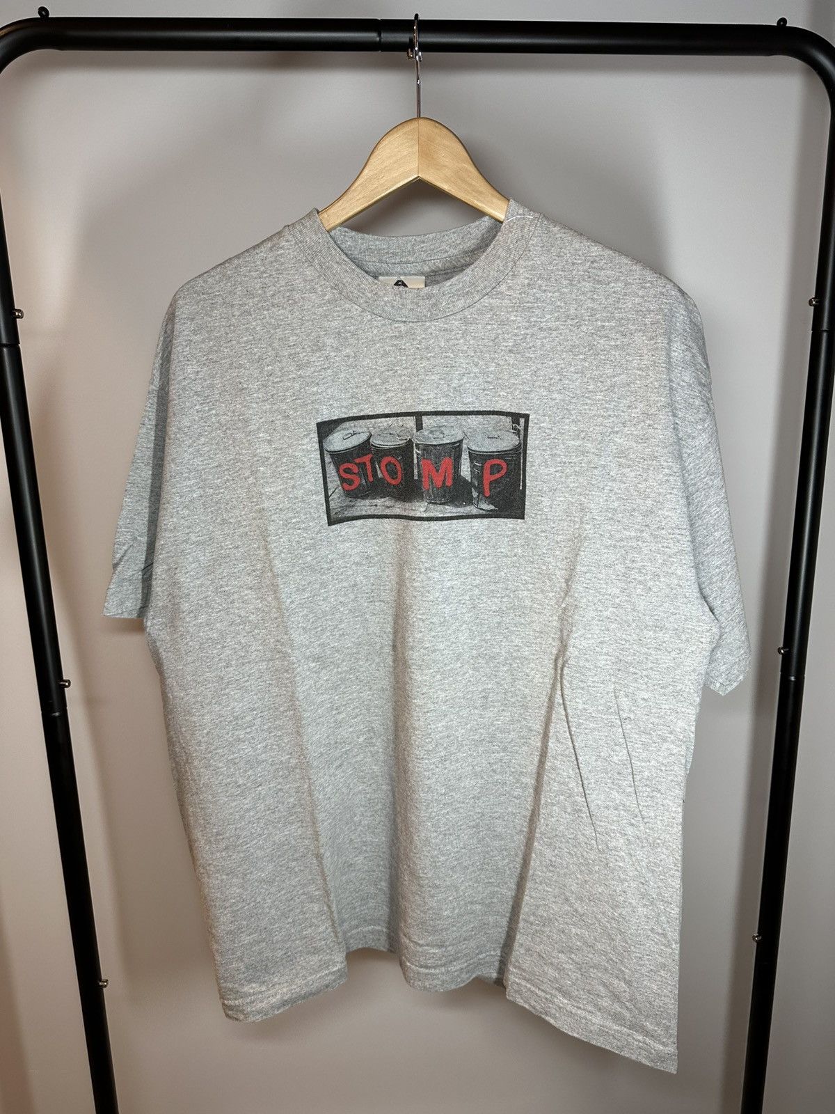 AAA Vintage 90s Stomp The Musical Official Promo T-Shirt Size US XL / EU 56 / 4 - 1 Thumbnail