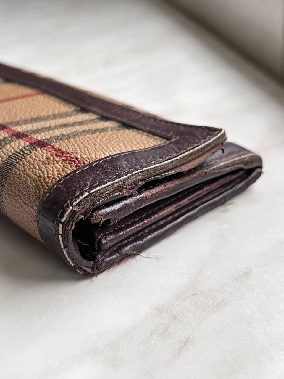 Burberry × Vintage VINTAGE BURBERRY NOVA CHECK LONG WALLET MADE IN ITALY Size ONE SIZE - 4 Thumbnail