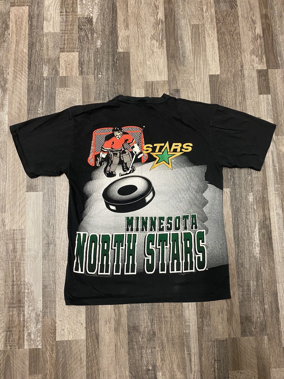 NHL 90’s Minnesota North Stars Single Stitch All Over Print AOP Size US XL / EU 56 / 4 - 2 Thumbnail