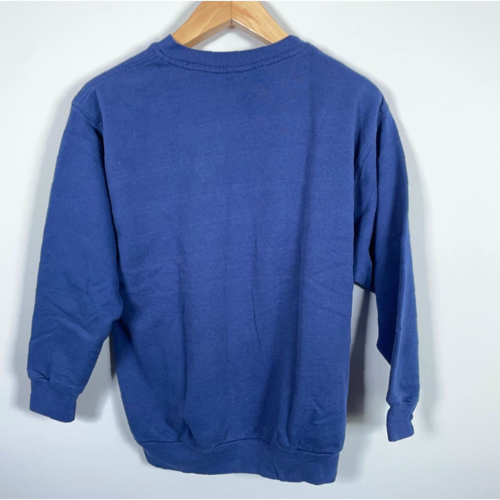 Vintage VINTAGE Big Easy Embroidered Sweatshirt Alligator 90s New Orleans 50/50 Cotton/Poly Adult Large Blue Mens Sweatshirt Size US L / EU 52-54 / 3 - 2 Thumbnail