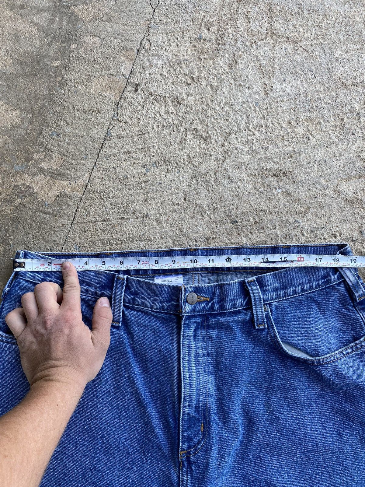 Carhartt × Vintage Vintage Y2K Carhartt Denim Workwear Jeans Size US 38 / EU 54 - 8 Thumbnail