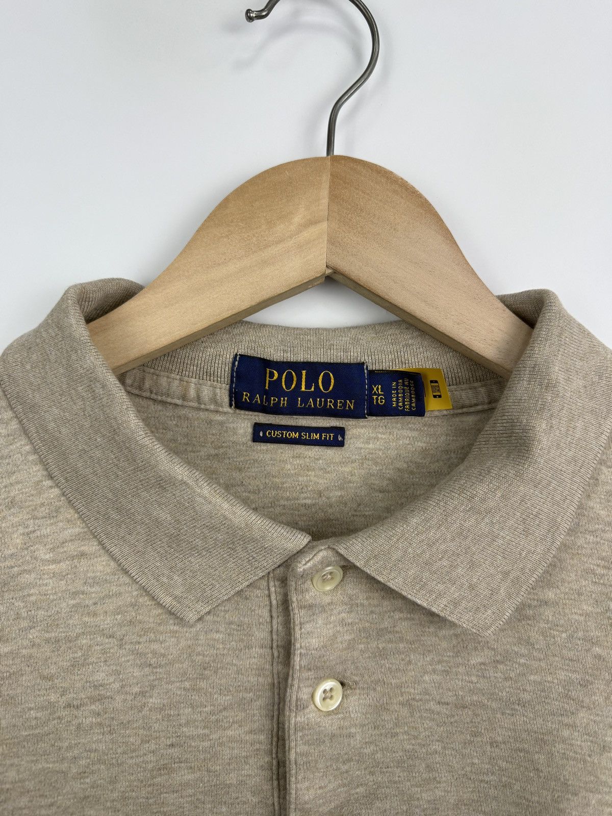 Polo Ralph Lauren 🇺🇸 Polo Ralph Lauren Custom Slim Fit Polo T-Shirt Rare Retro Size US XL / EU 56 / 4 - 8 Thumbnail