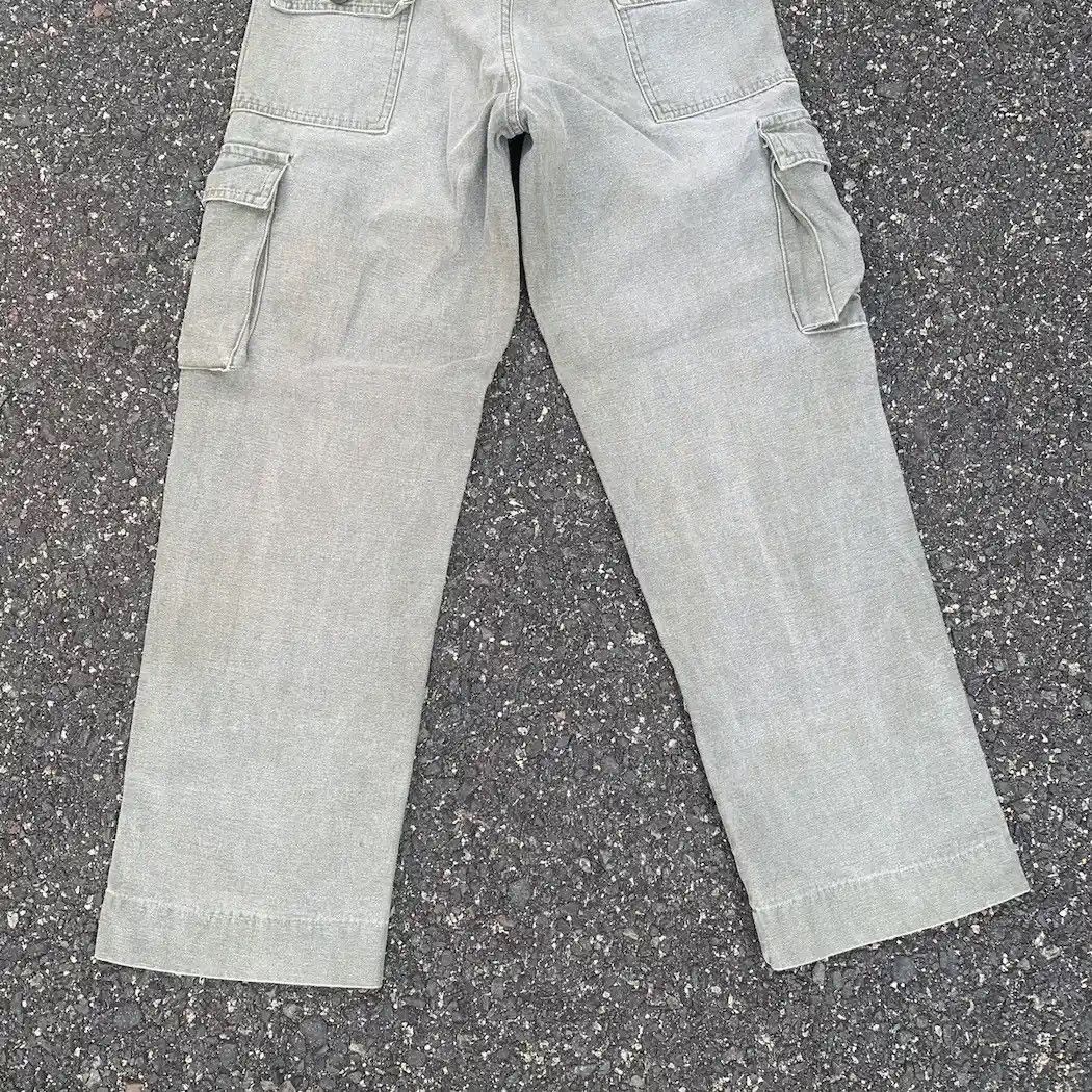 Japanese Brand VINTAGE CAPITAN TROUSERS DUCK CANVAS UTILITY FADED CARGO W27 Size US 27 - 10 Thumbnail
