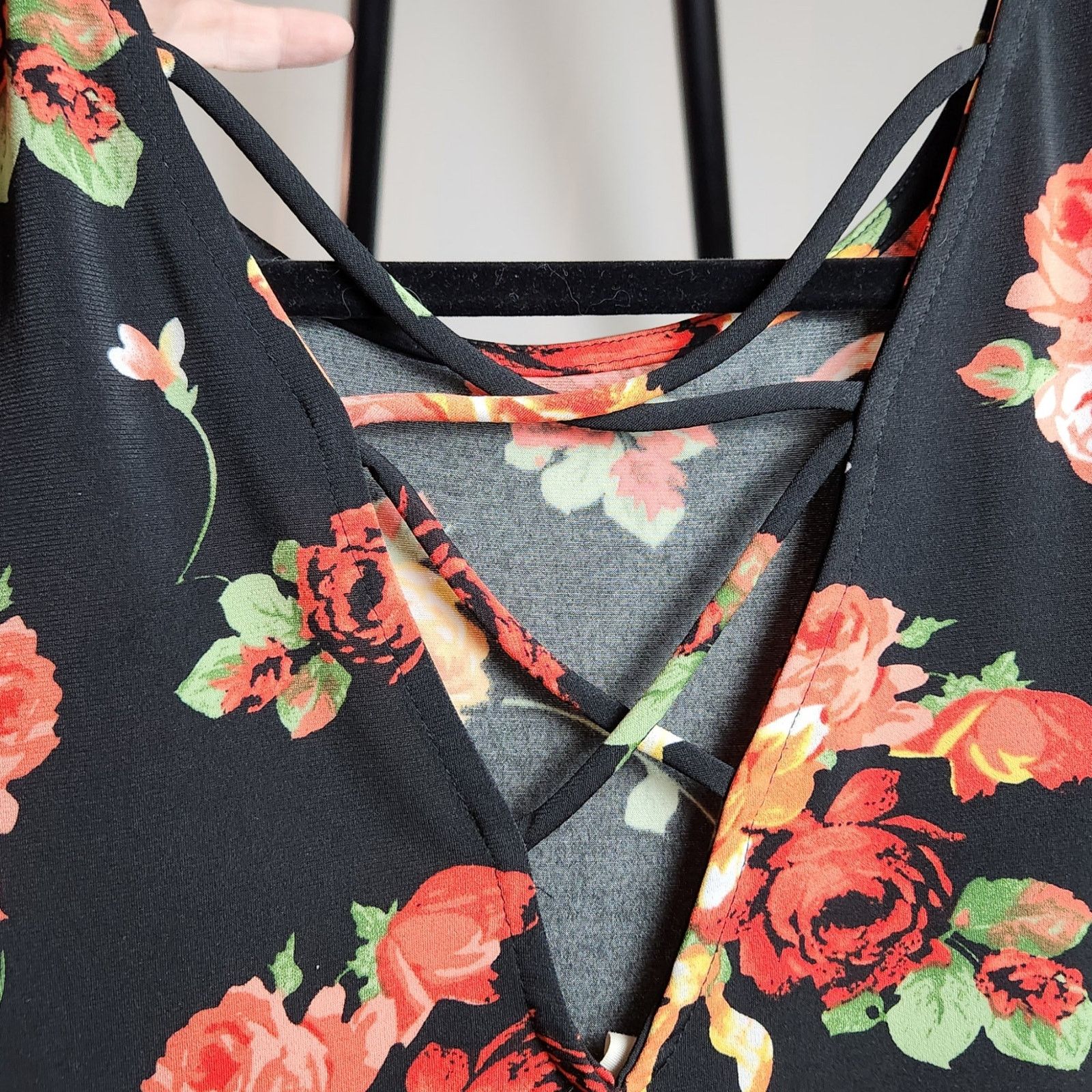 Other Floral Crisscross Back Dress - Size Small - Half Sleeves Size S / US 4 / IT 40 - 4 Thumbnail