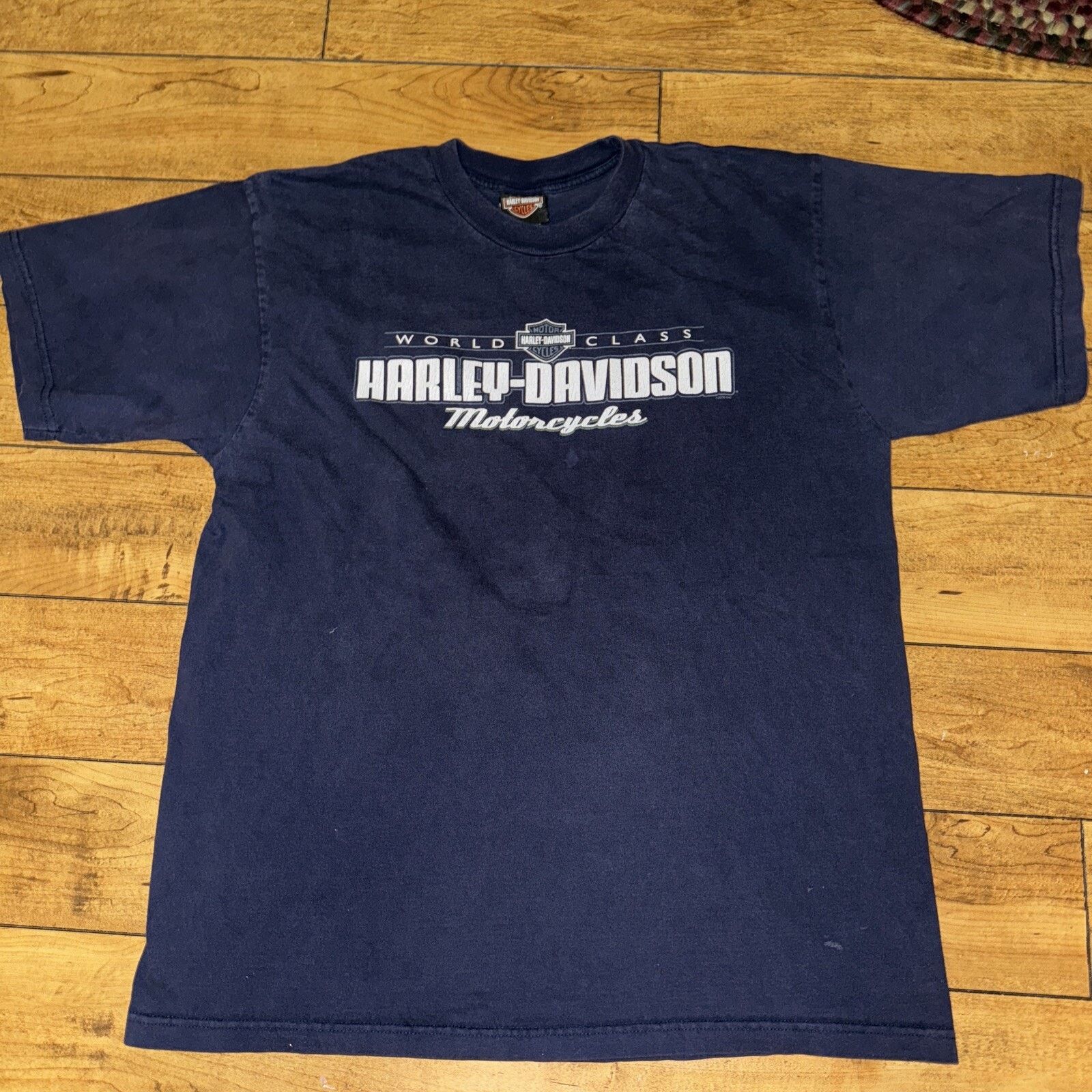 Harley Davidson Harley Davidson T-Shirt Navy Blue XL 21.5x28.5 Abu Dhabi Y2K Size US XL / EU 56 / 4 - 1 Thumbnail