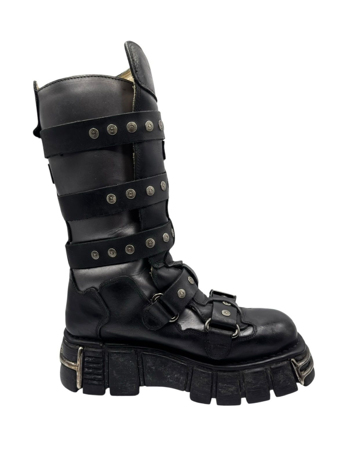 New Rock Vintage New Rock knee high studded platform boots Size 43 Size US 10 / EU 43 - 7 Thumbnail