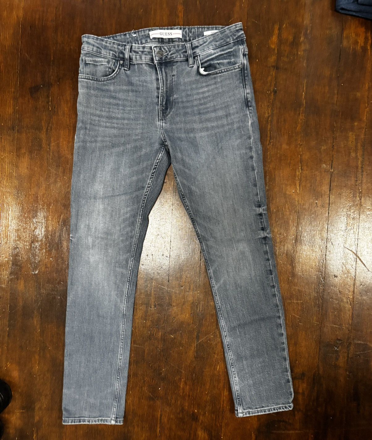Guess × Vintage Guess light blue jeans Size US 33 - 2 Thumbnail