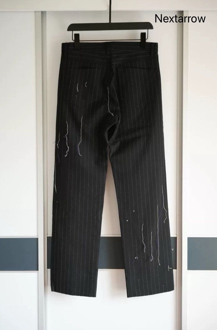 Yohji Yamamoto Yohji Yamamoto 03aw Broken Stripe Pants 2412-Nextarrow Size US 28 / EU 44 - 2 Thumbnail