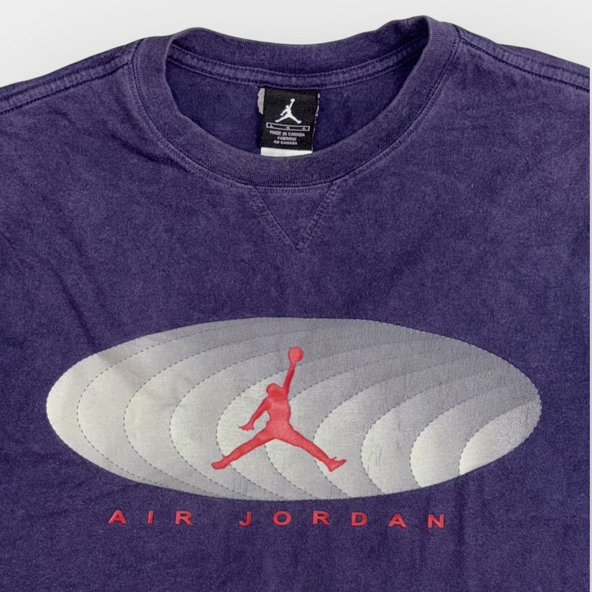 Designer × Nike VTG Nike Air Jordan Big Logo Tees Crewneck Size US L / EU 52-54 / 3 - 4 Thumbnail