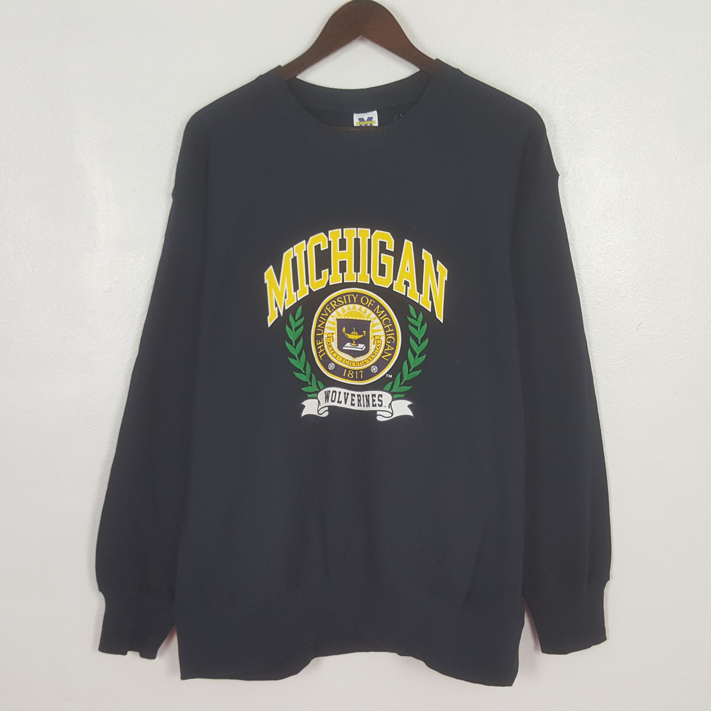 Other Vintage University of Michigan Sweatshirt Size US L / EU 52-54 / 3 - 1 Thumbnail