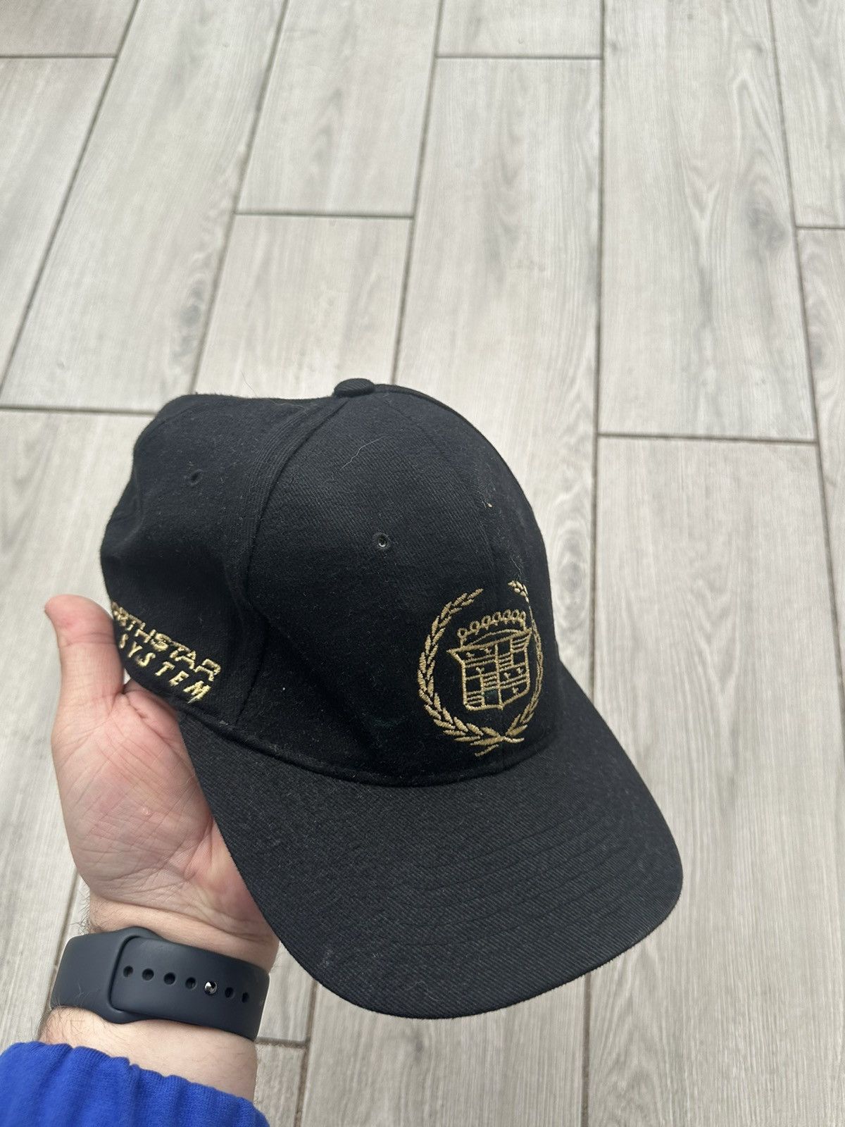 Vintage Vintage 80s 90s Cadillac General Motors Car Strapback Hat Size ONE SIZE - 1 Thumbnail