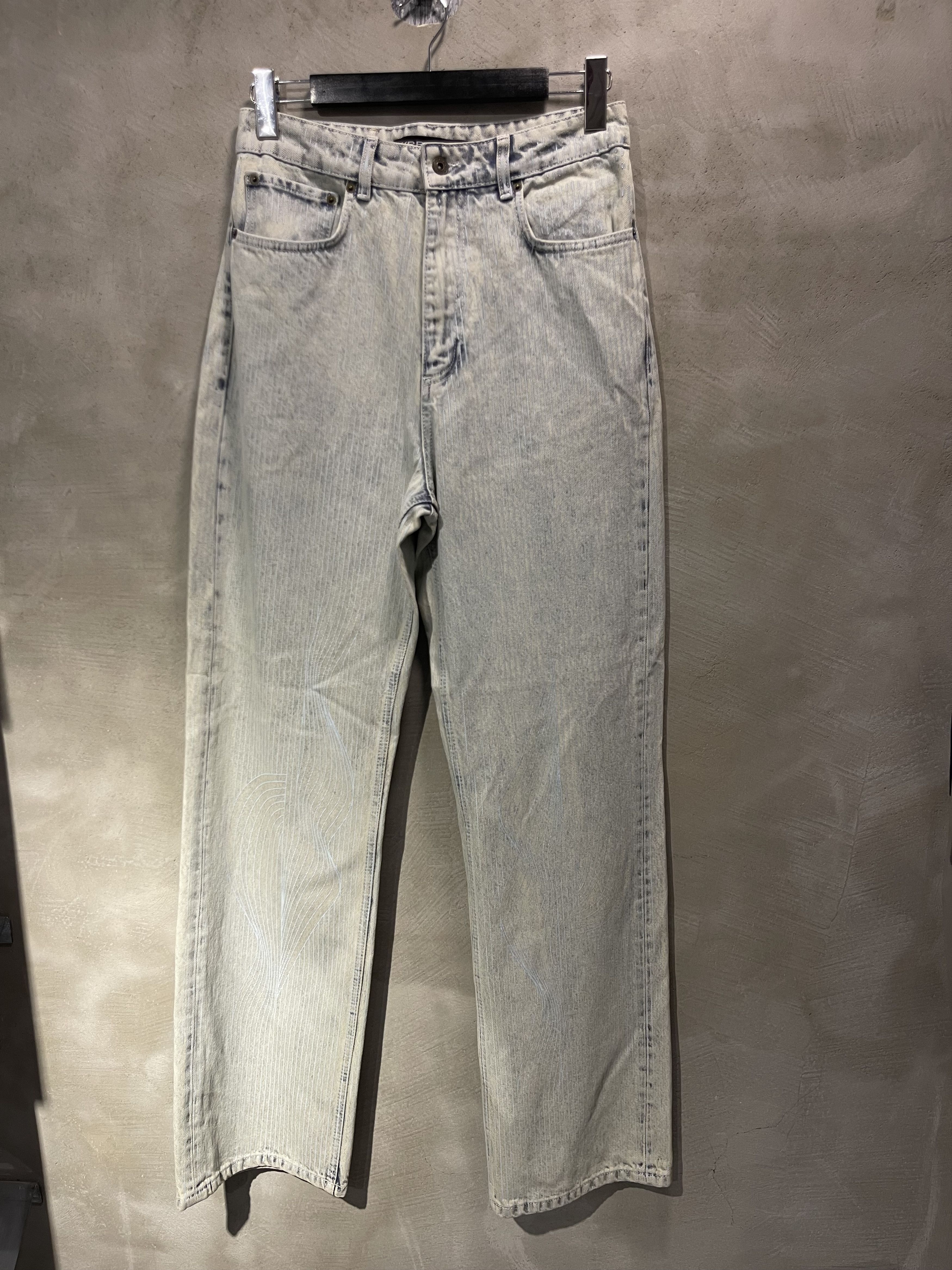 Y/Project Y/Project Vine Embroidery Denim in Bleach Indigo Size US 32 / EU 48 - 1 Thumbnail
