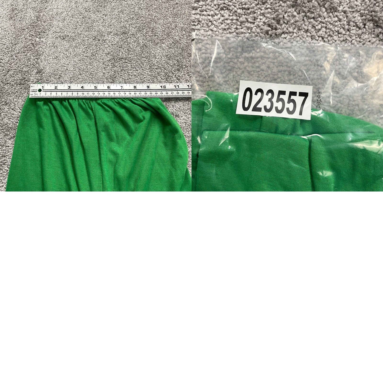 Vintage Unbranded Leggings Womens Green Compression High Rise Slim Soft Stretch 18x22 Size 40" / US 18 - 8 Thumbnail